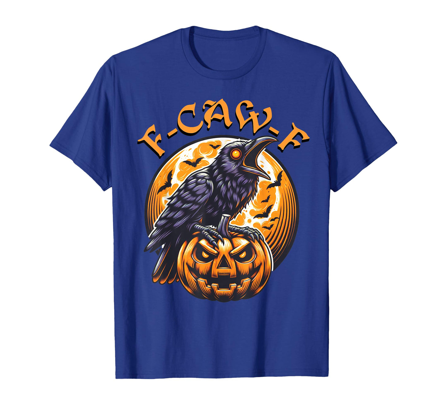 Funny Antisocial Crow F-Caw-F Halloween T-Shirt