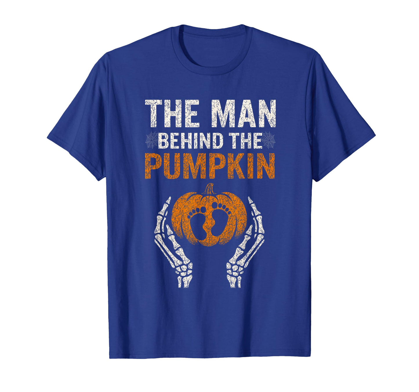Pregnancy Announcement Dad Pumpkin Halloween Costume Funny T-Shirt
