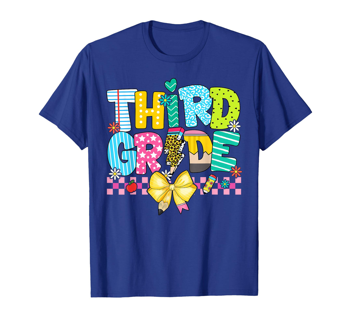 3rd Grade For Boys Girls Teacher Third Grade Back to School T-Shirt