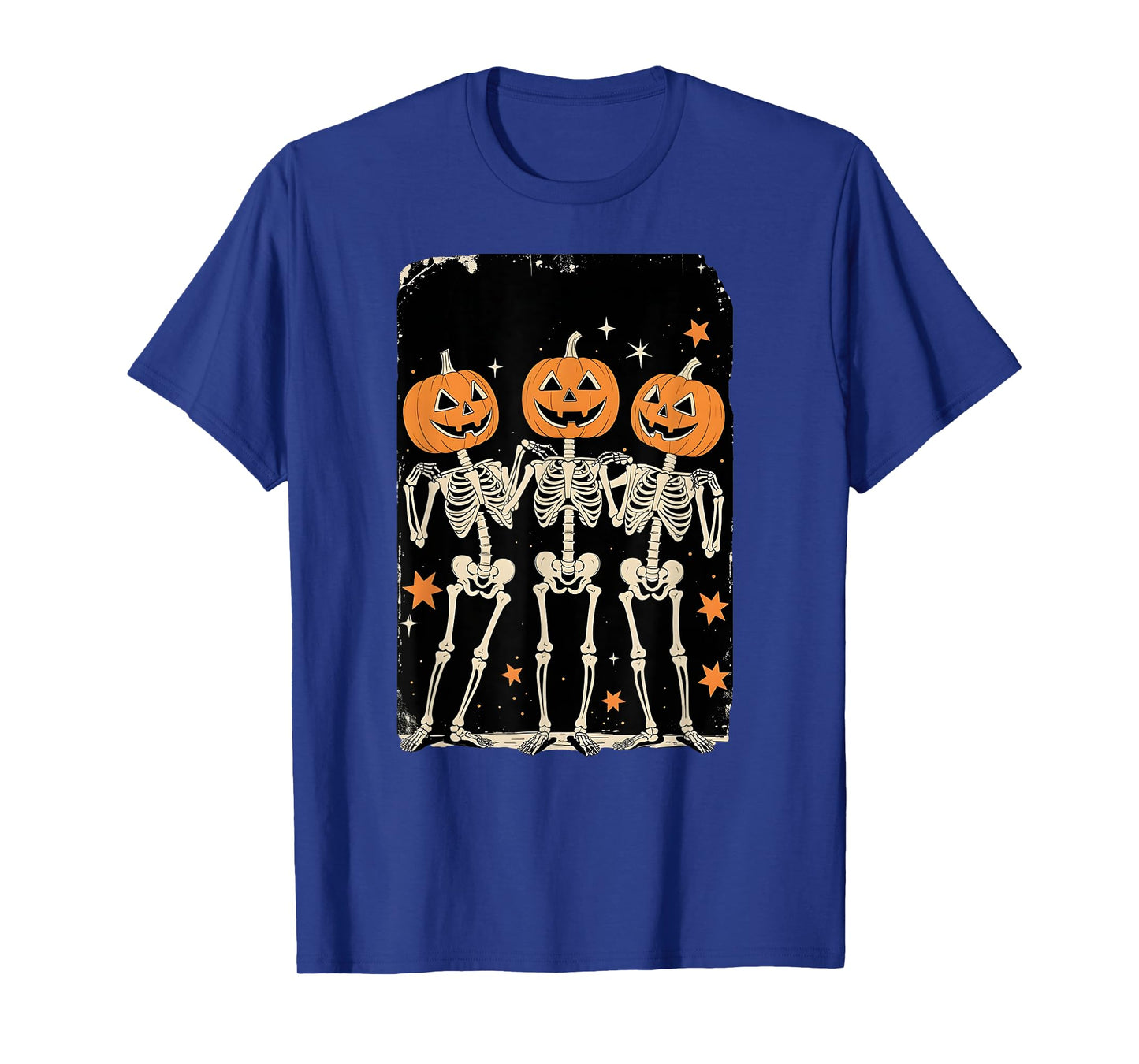 Halloween Skeleton Pumpkin T-Shirt
