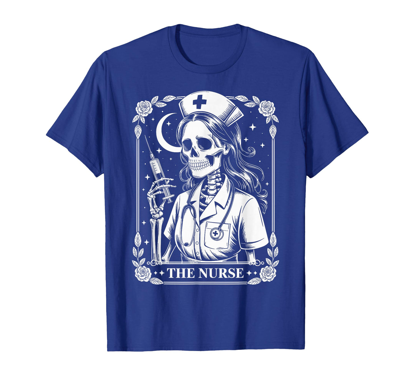 The Nurse Tarot Card Shirt Women Funny RN Halloween Nurse T-Shirt