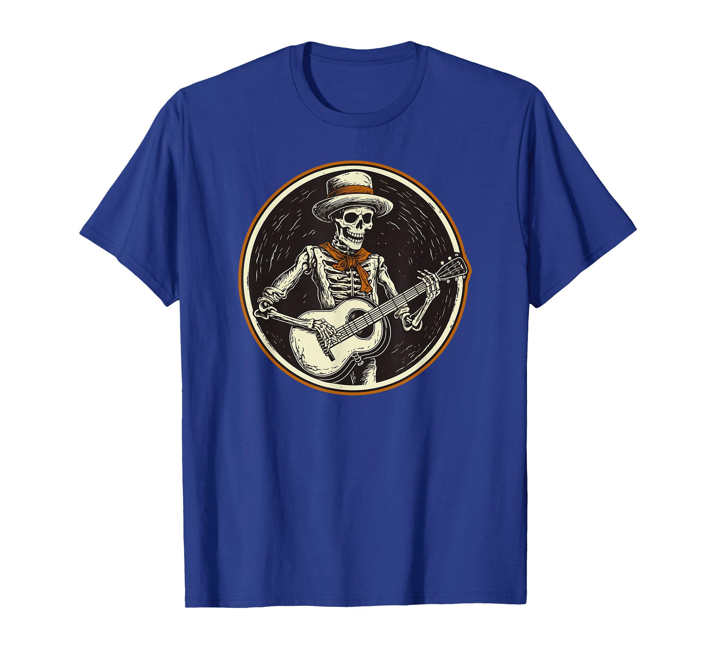 skeleton playing banjo Funny Bluegrass Style T-Shirt