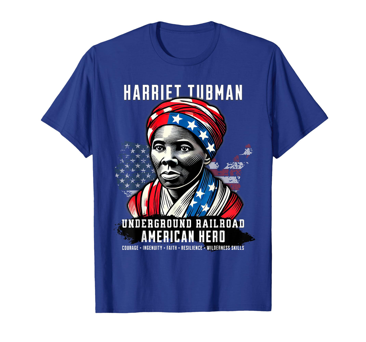 Harriet Tubman Underground Railroad American Hero History T-Shirt