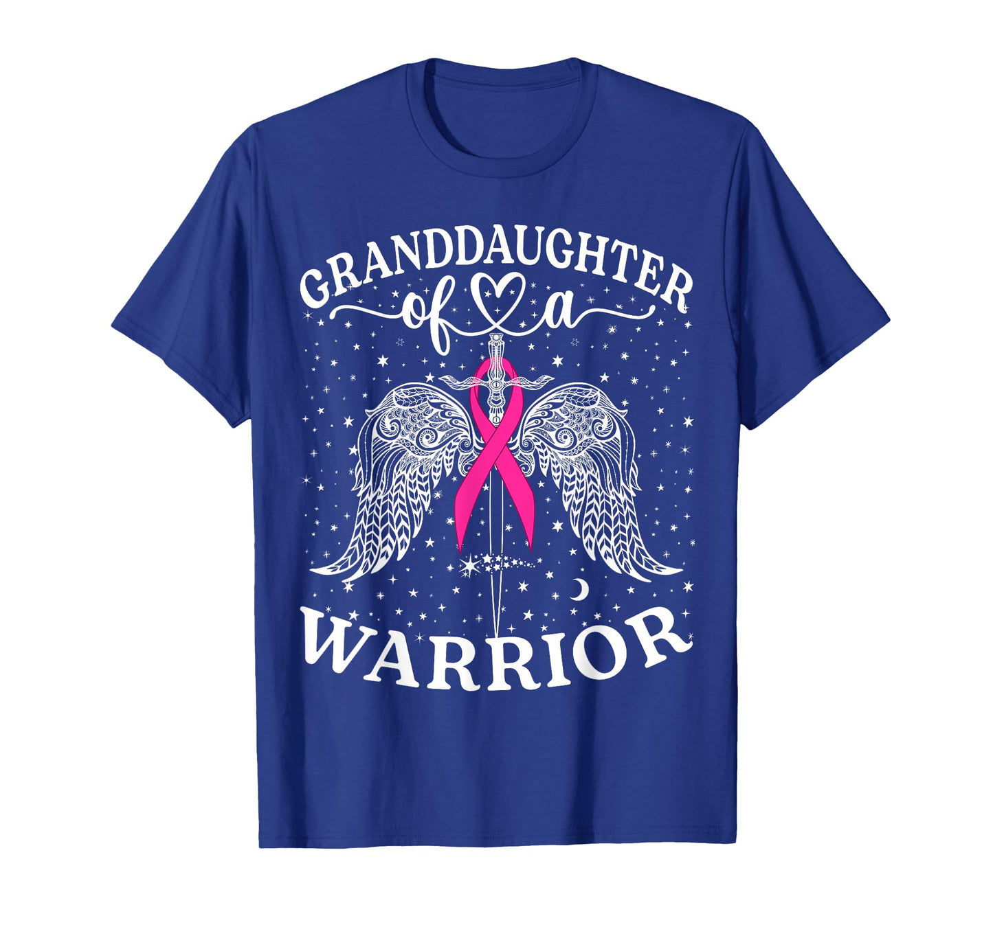 Granddaughter Of A Warrior Breast Cancer Awareness Support T-Shirt