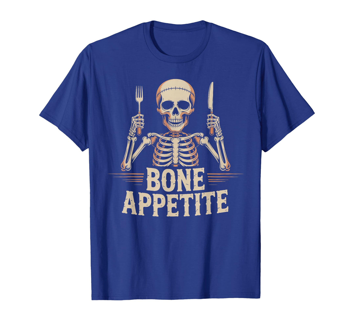 Bone Appetite Funny Skeleton Table Dinner T-Shirt
