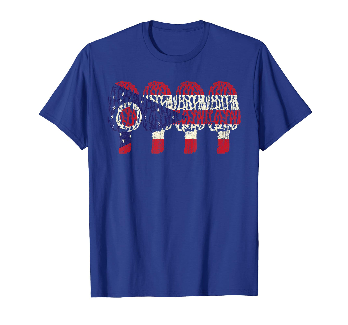 Morel Mushroom & OHIO flag vintage hunter t-shirt