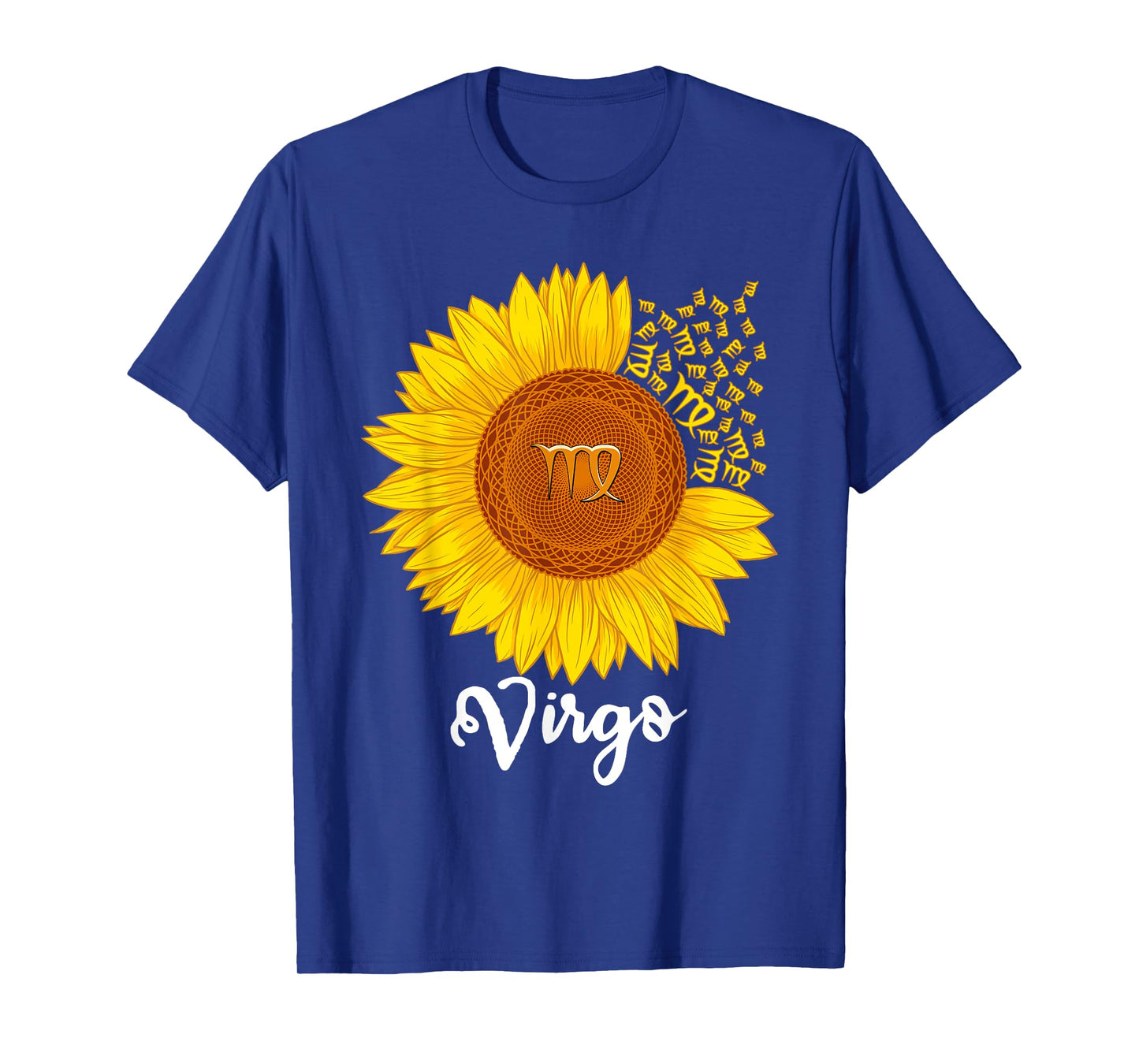 Virgo Sunflower Zodiac Sign Floral Astrology Women T-Shirt
