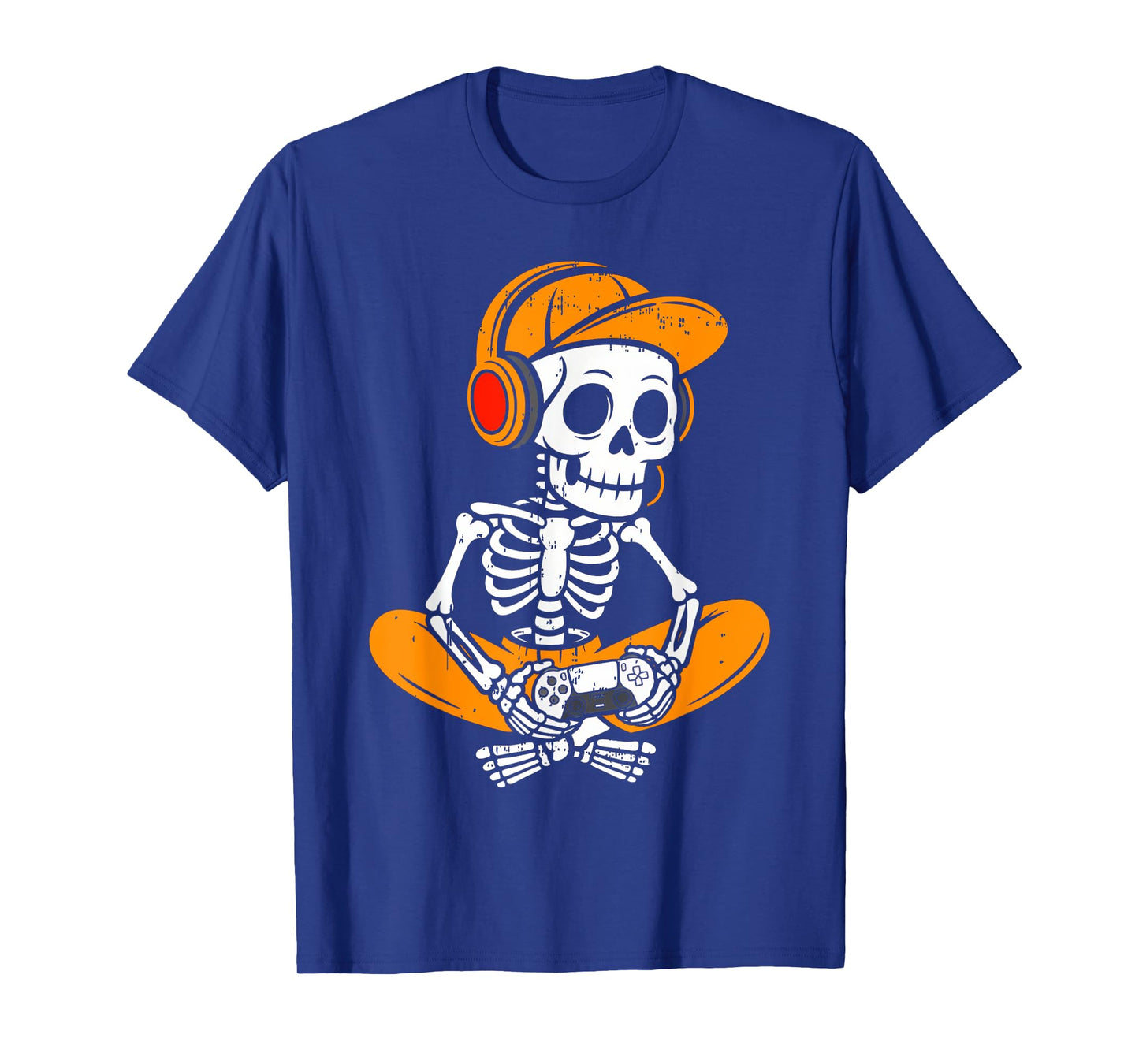 Skeleton Video Game Halloween Funny Gaming Gamer Boys Men T-Shirt