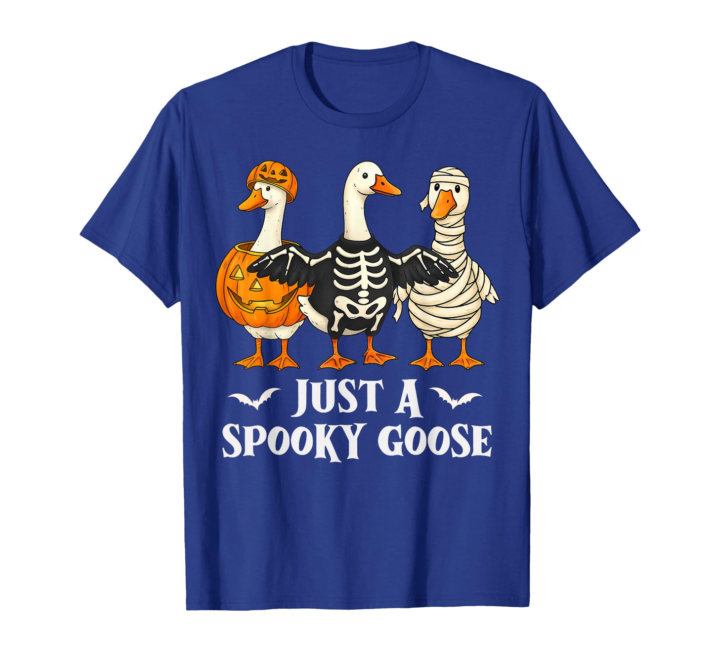 Just A Spooky Goose Funny Halloween Costume Men Women T-Shirt