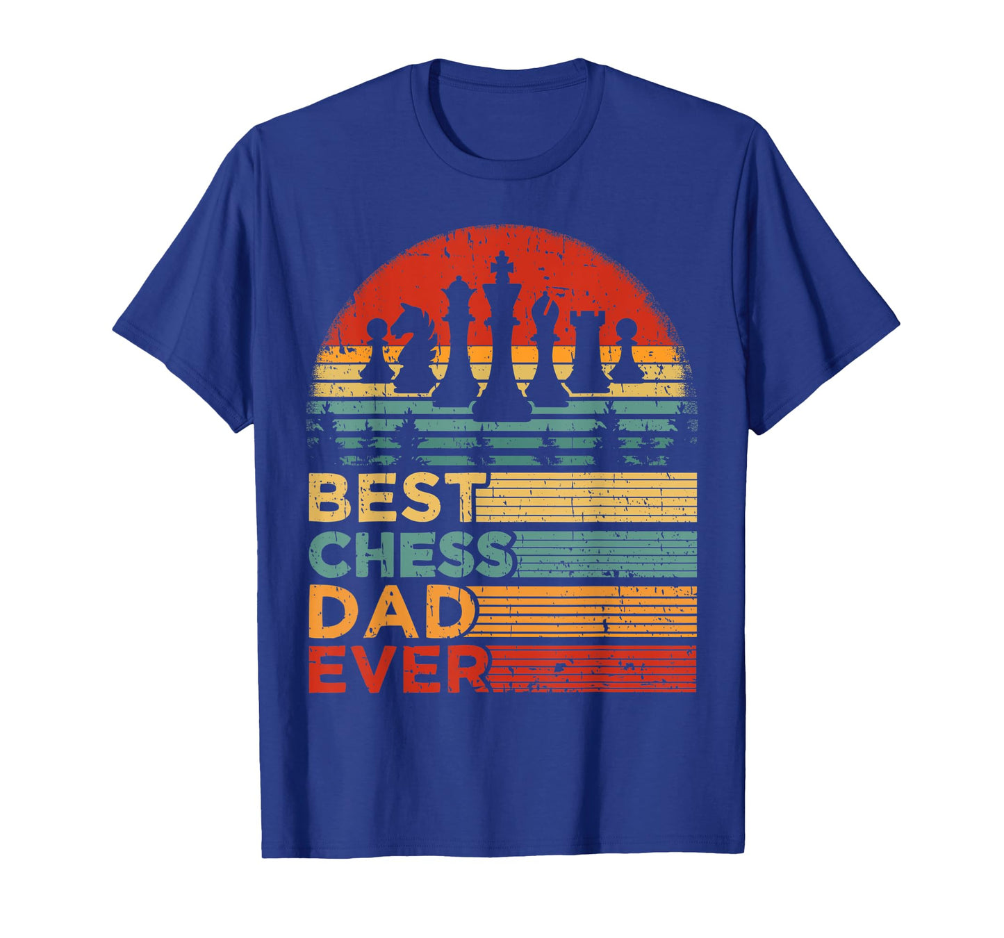 Mens Best Chess Dad Ever Funny Vintage Chess Father's Day T-Shirt
