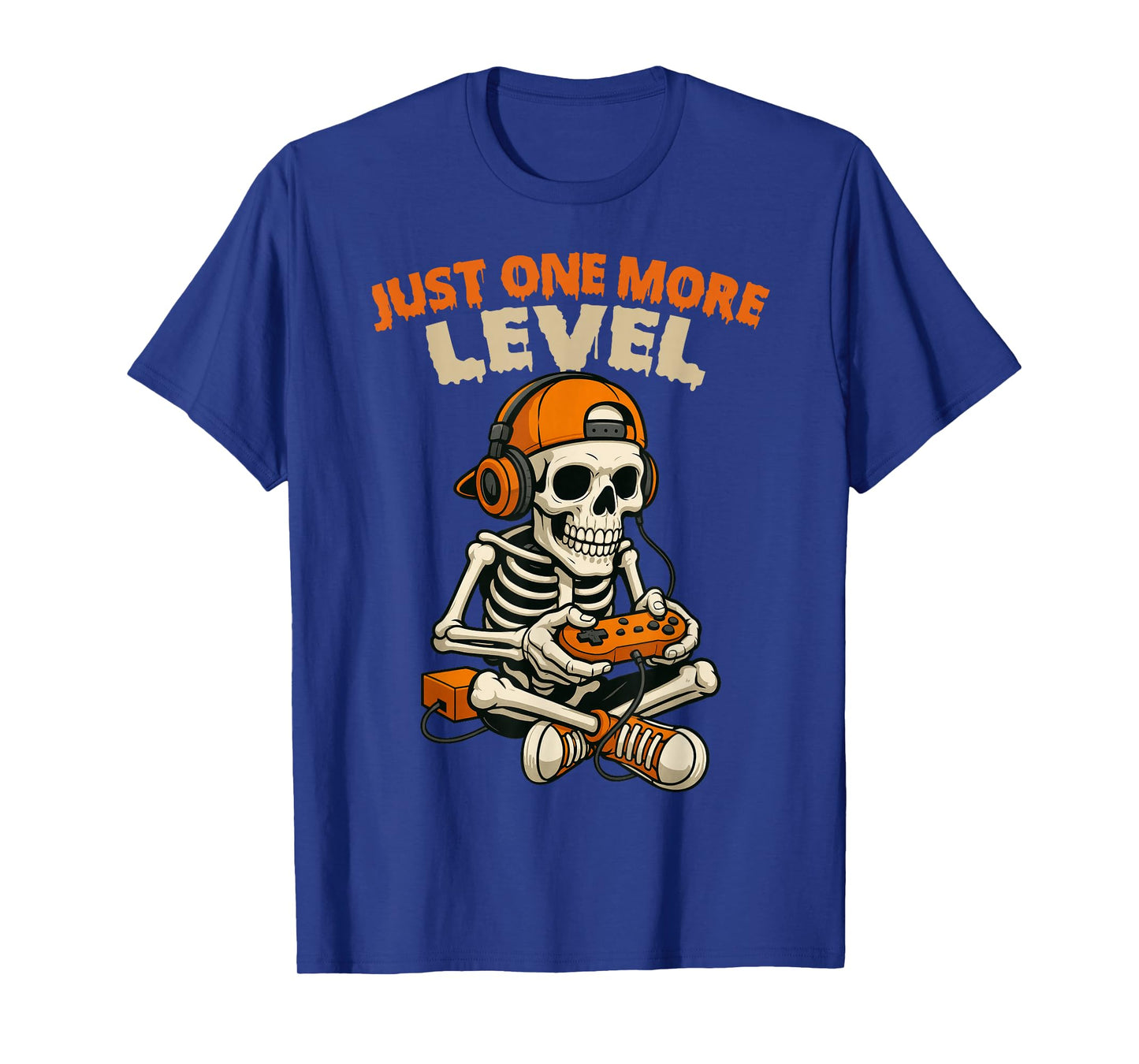 Funny Video Game Halloween Skeleton Gamer Costume Men Boys T-Shirt