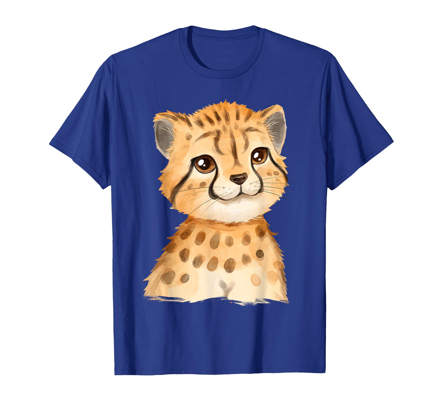 Baby Cheetah Cub Watercolor T-Shirt