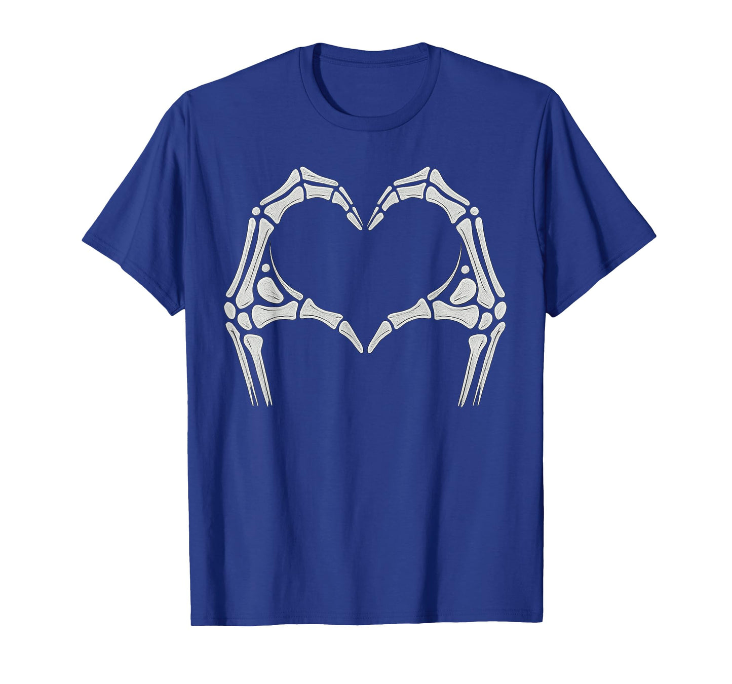 Skeleton Hands Heart Sign Halloween Costume T-Shirt