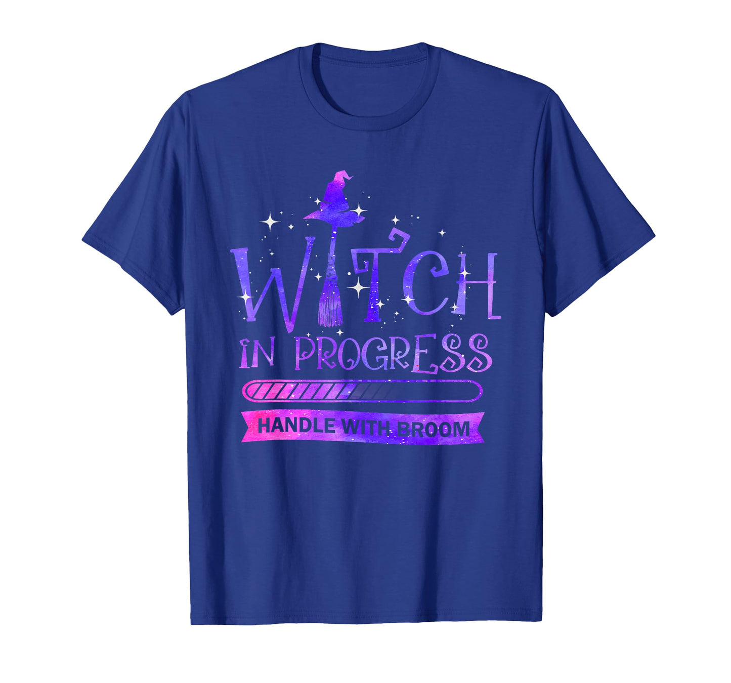 Witch in Progress Halloween Spooky Haunted Celebration T-Shirt