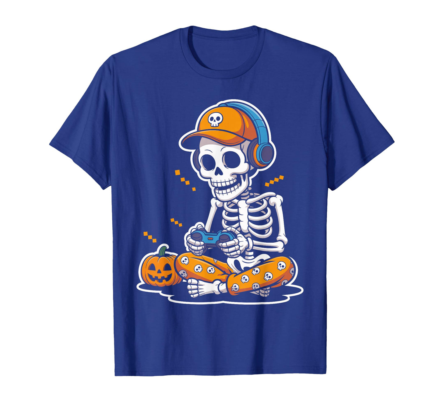 Gaming Skeleton Halloween Video Game Costume for Gamers T-Shirt