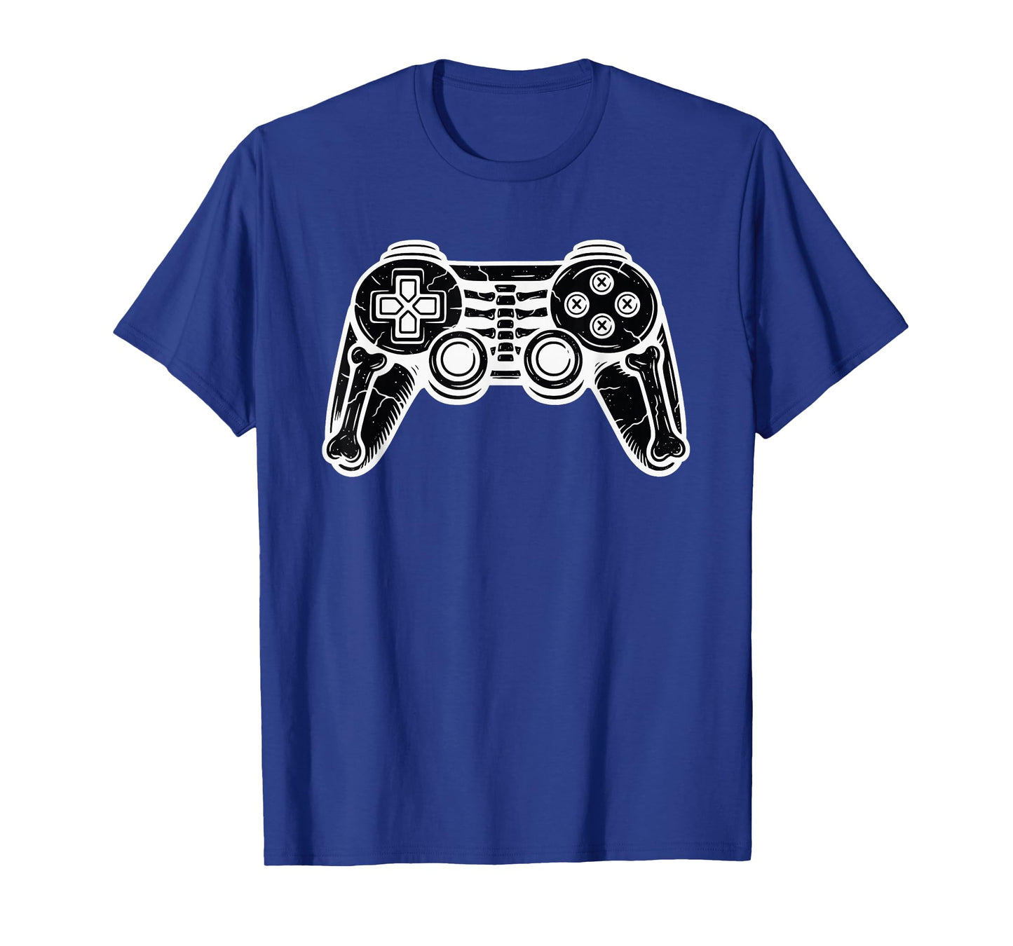 Halloween Gamer Funny Video Remote Skeleton Gamepad T-Shirt