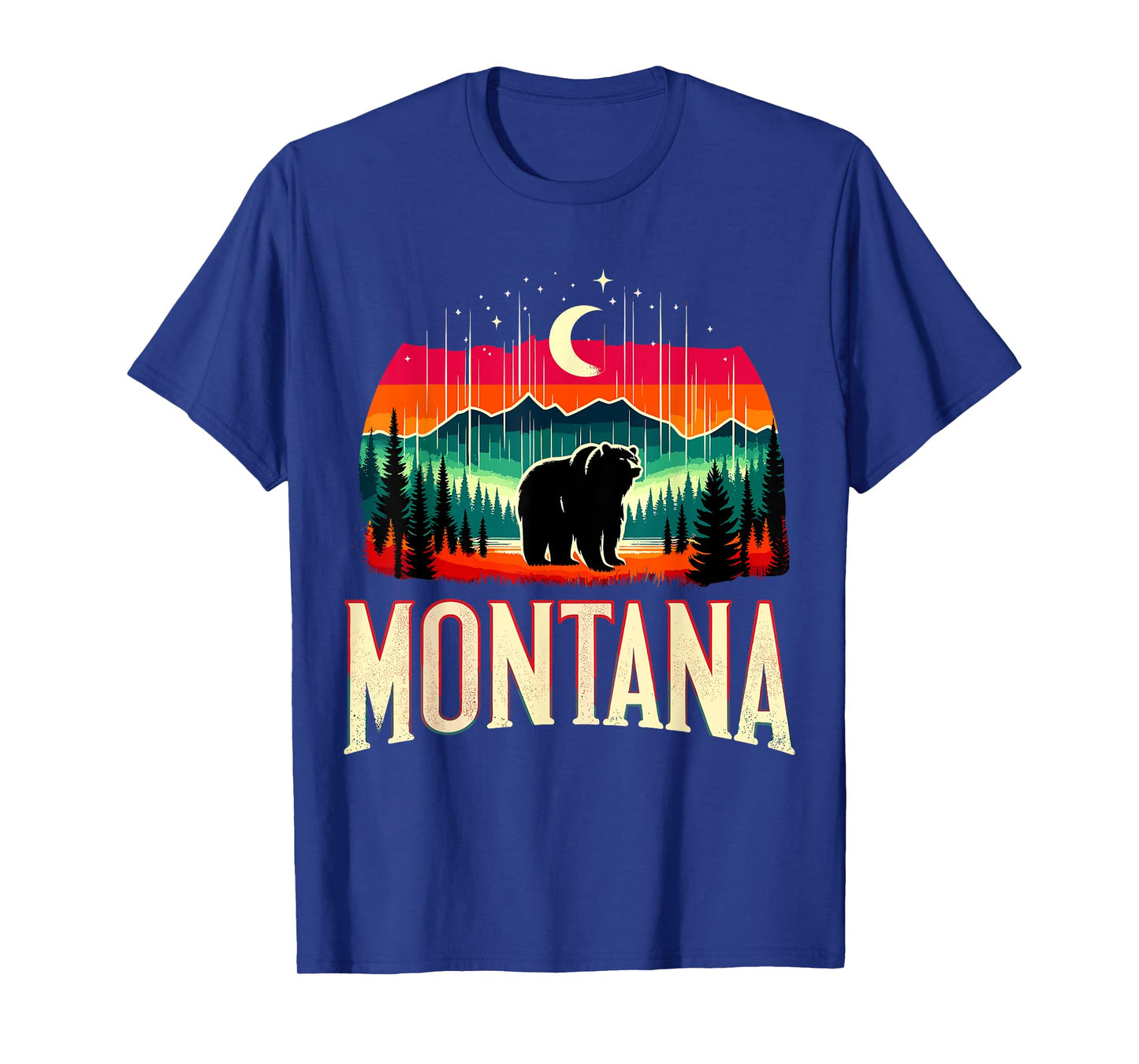 Montana Grizzly Bear Mountain T-Shirt