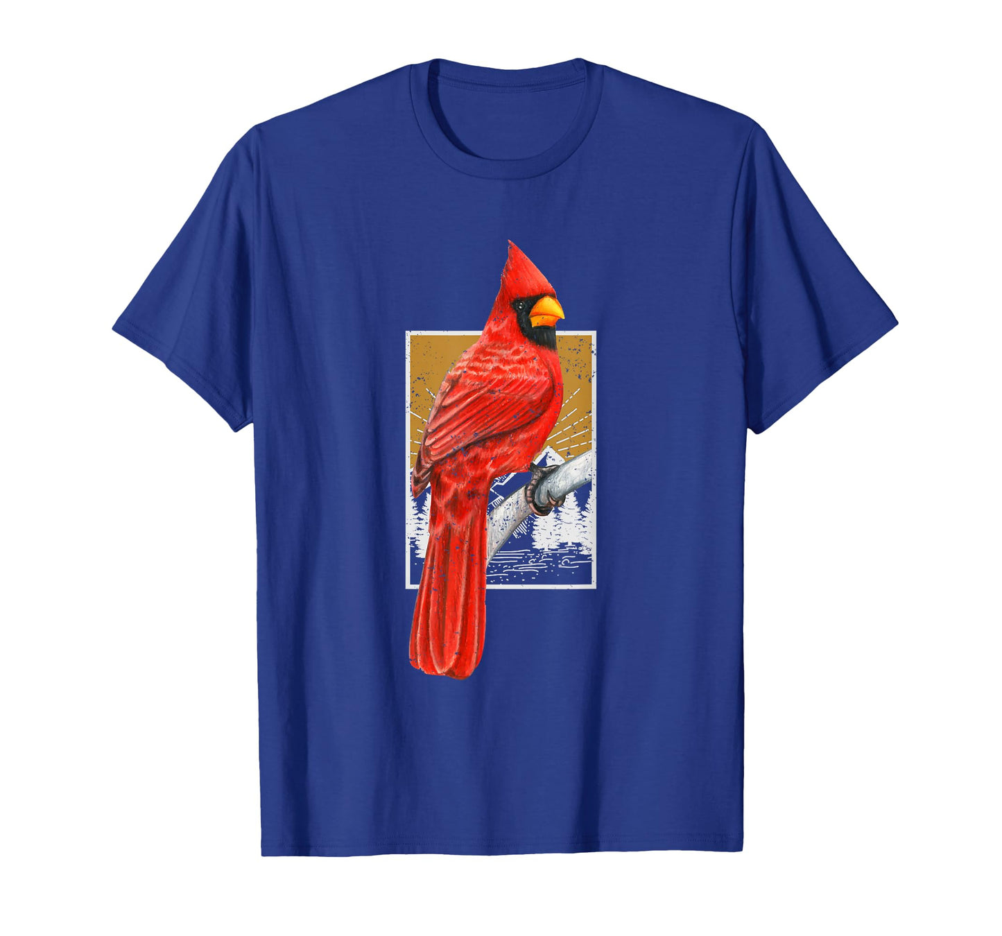 Red Cardinal Bird Watcher Bird Watching Vintage Nature Bird T-Shirt