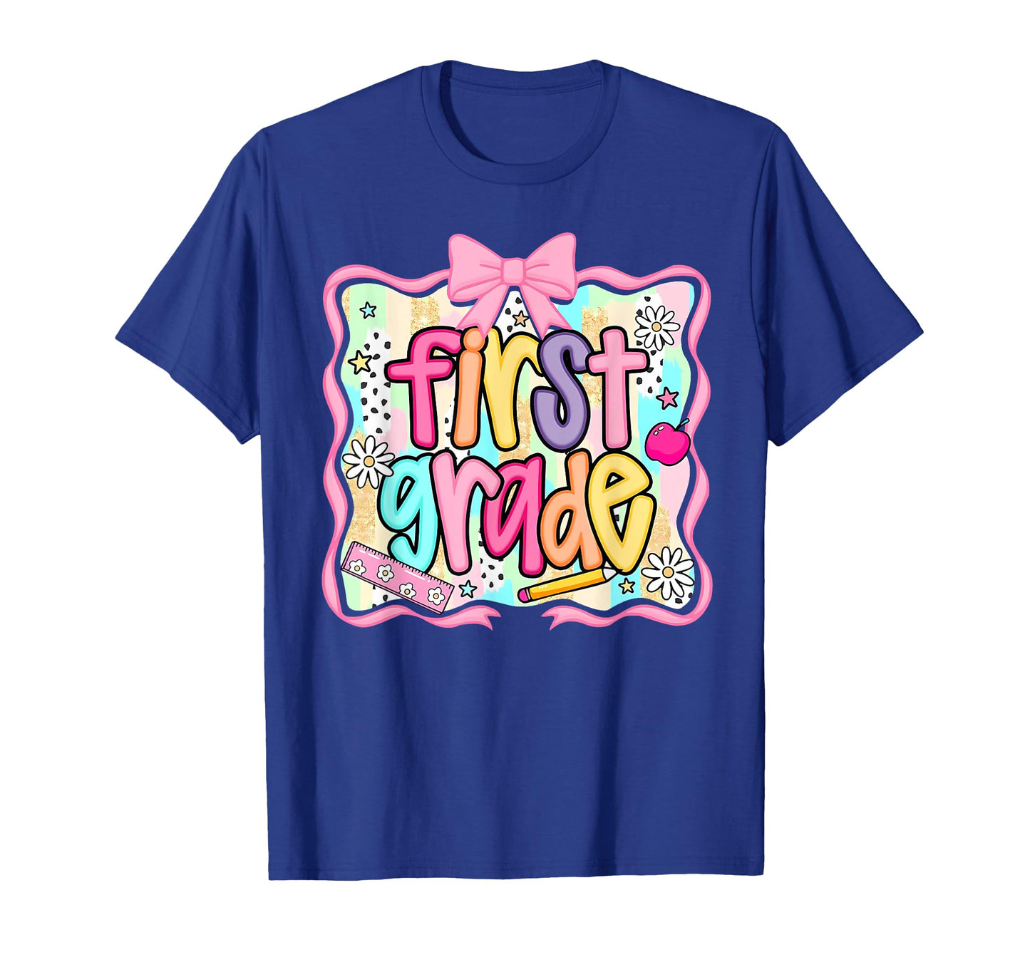 Back To School Hello First Grade Team 1st Grade Boy Girl T-Shirt