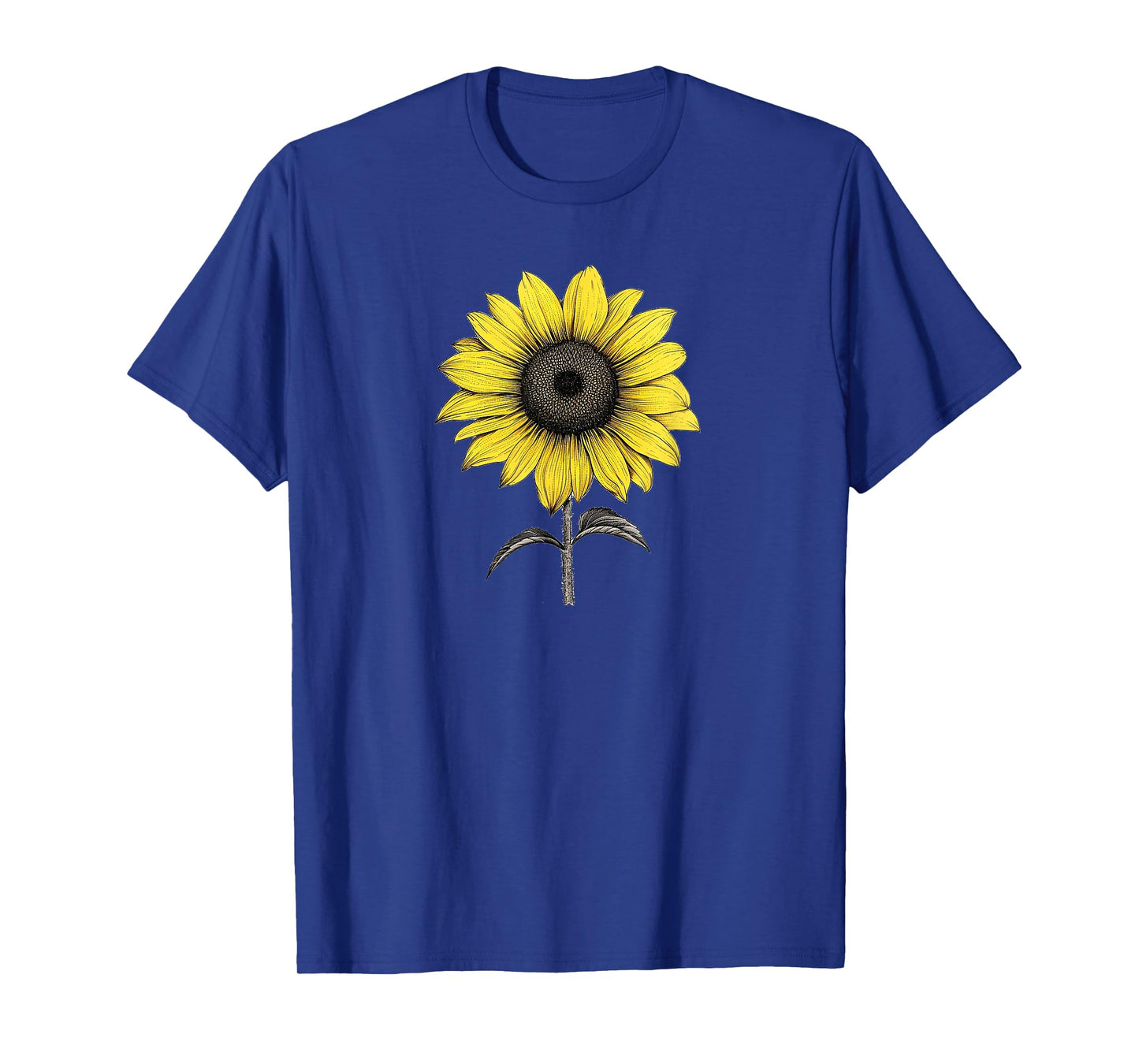 Sunflower, Minimal, Color, Love, Funny, Flower, Fashion T-Shirt