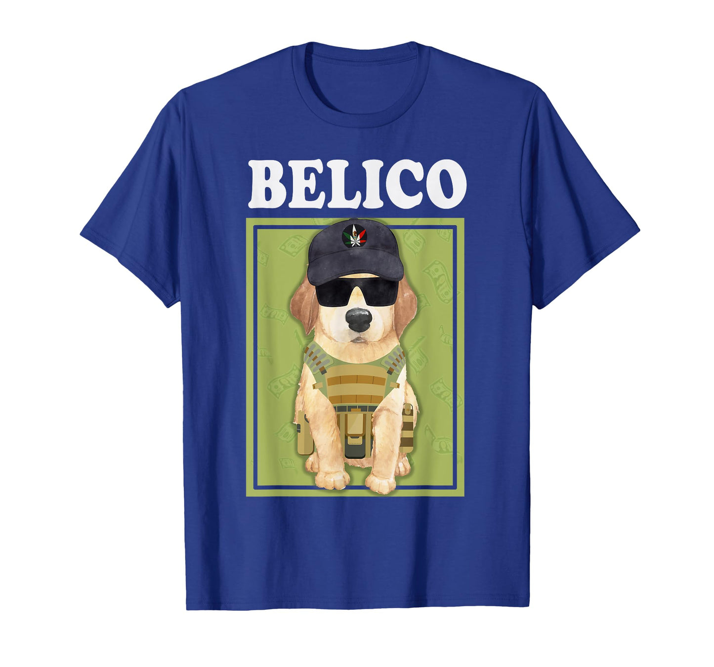 Perrito Belico Funny Mexican Corridos Belicos T-Shirt