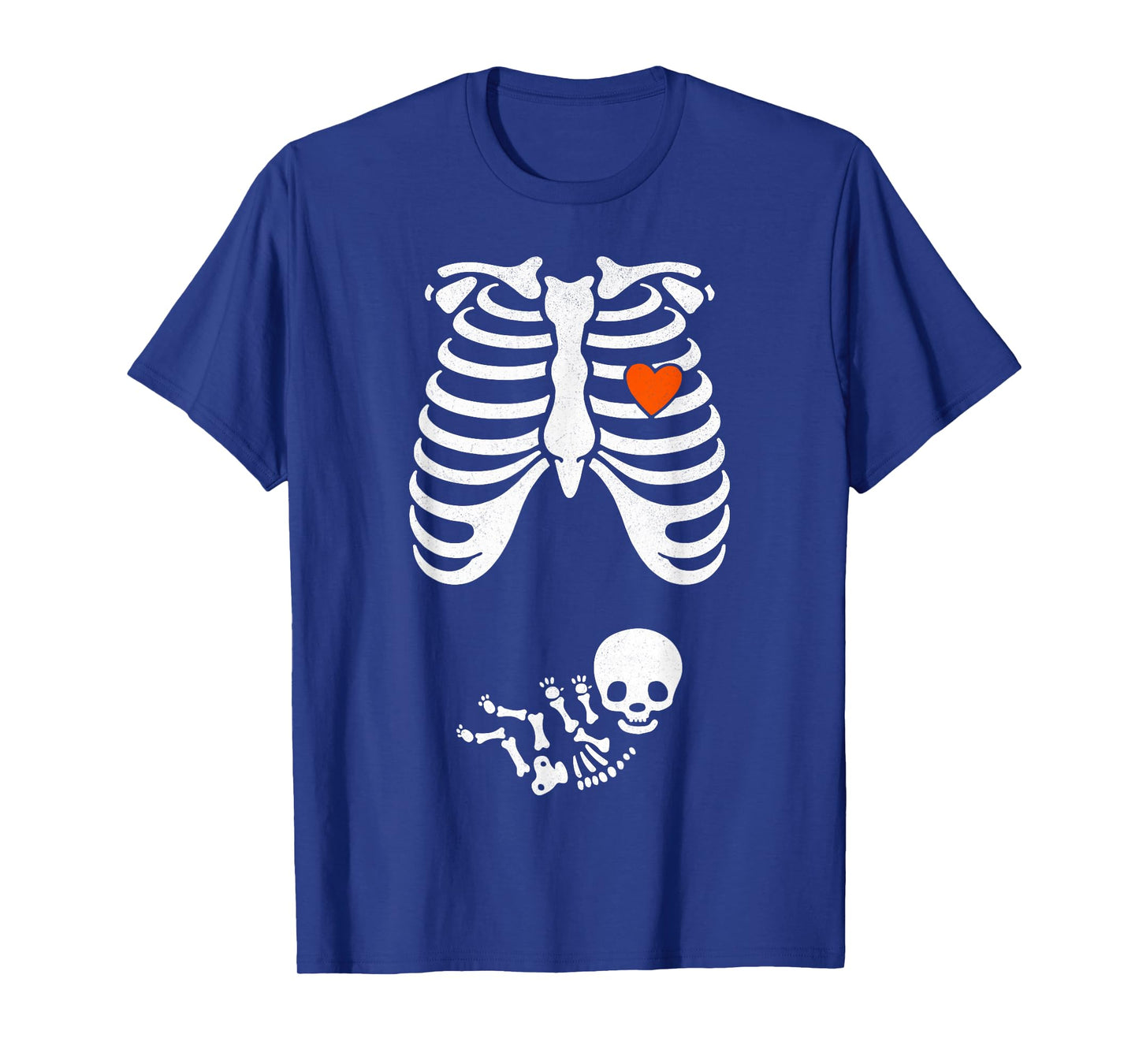 Funny Skeleton Pregnancy Announcement Mom Halloween Women T-Shirt