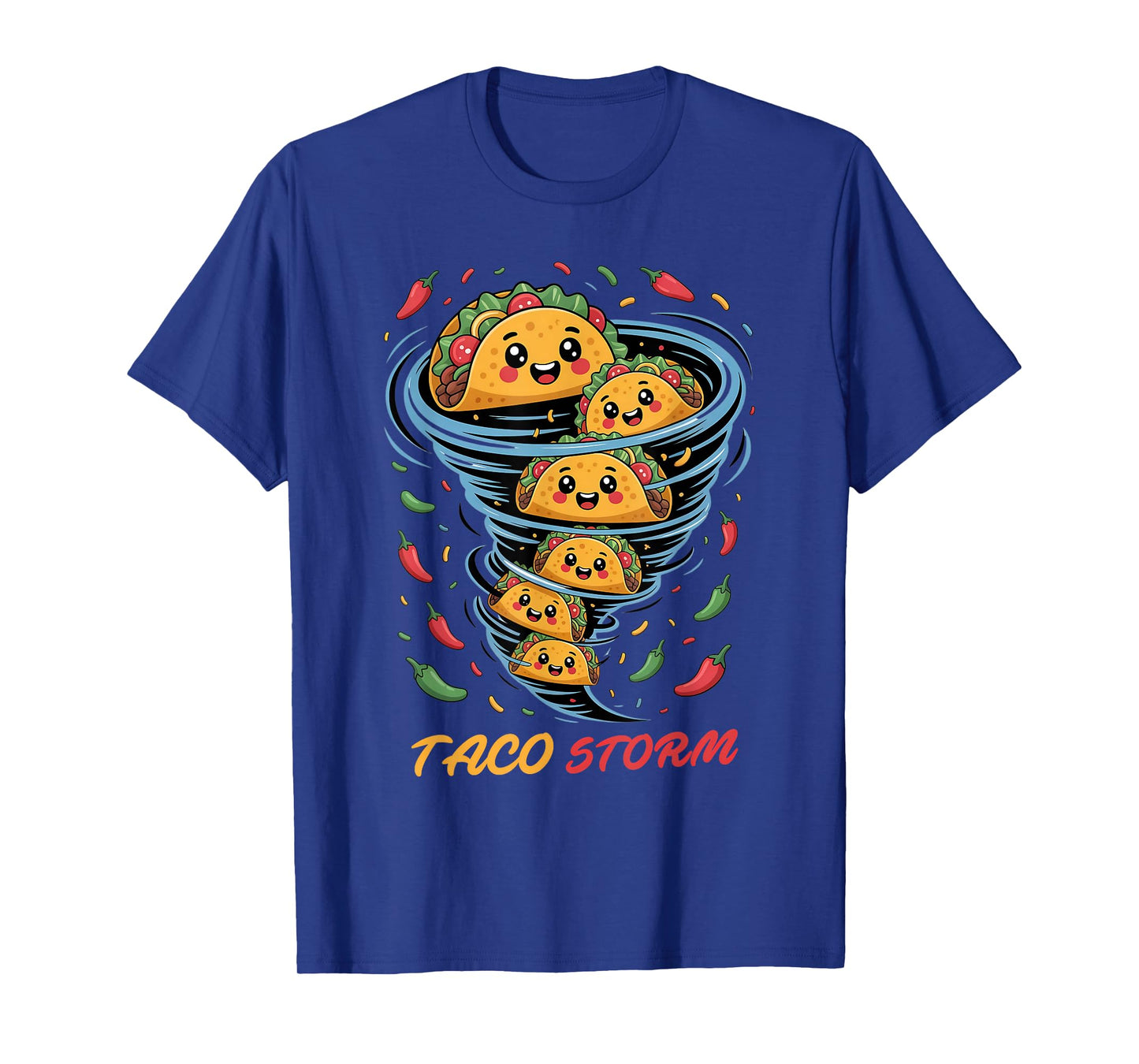 Tacos Day Funny Taco Lovers Taco Storm T-Shirt