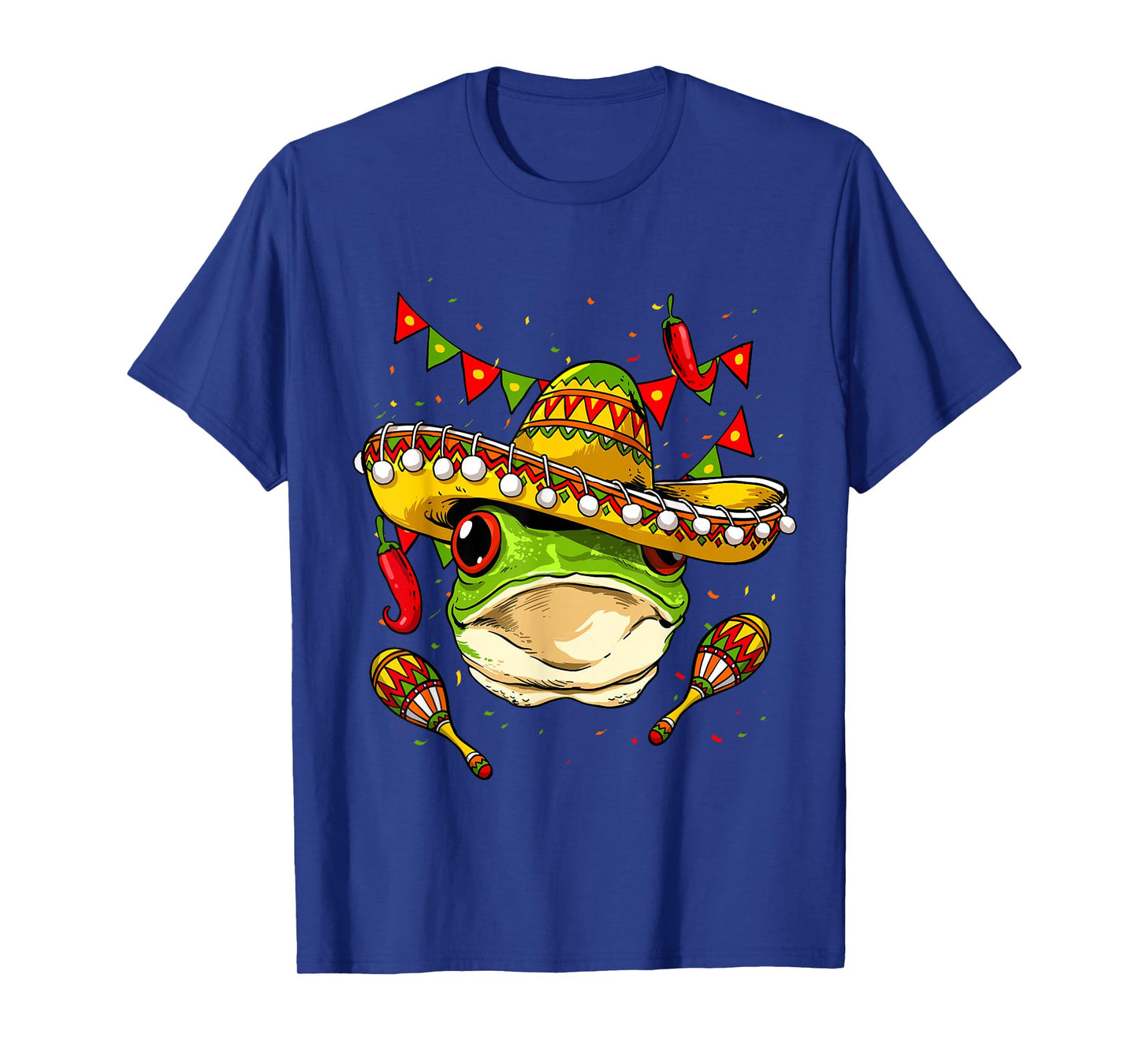 Funny Frog Cinco De Mayo Shirt Mexican Fiesta Party Poncho T-Shirt