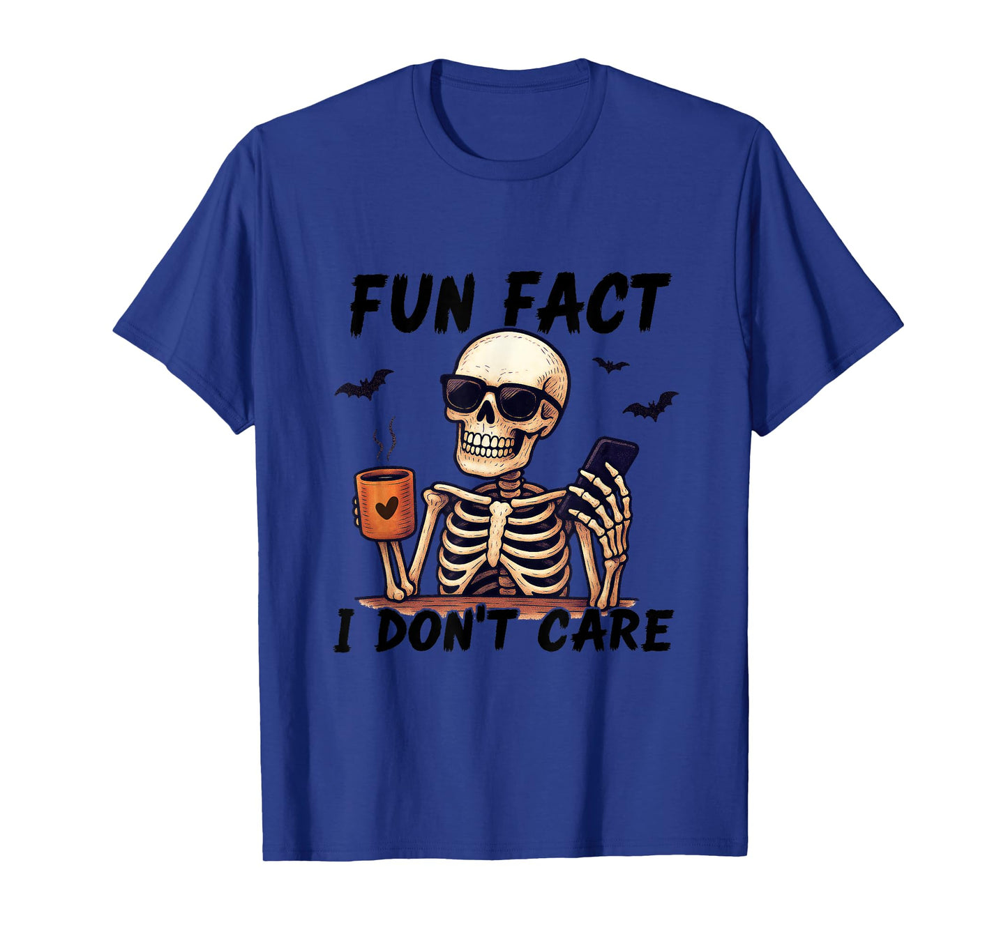 Sarcastic Skeleton with Coffee T-Shirt
