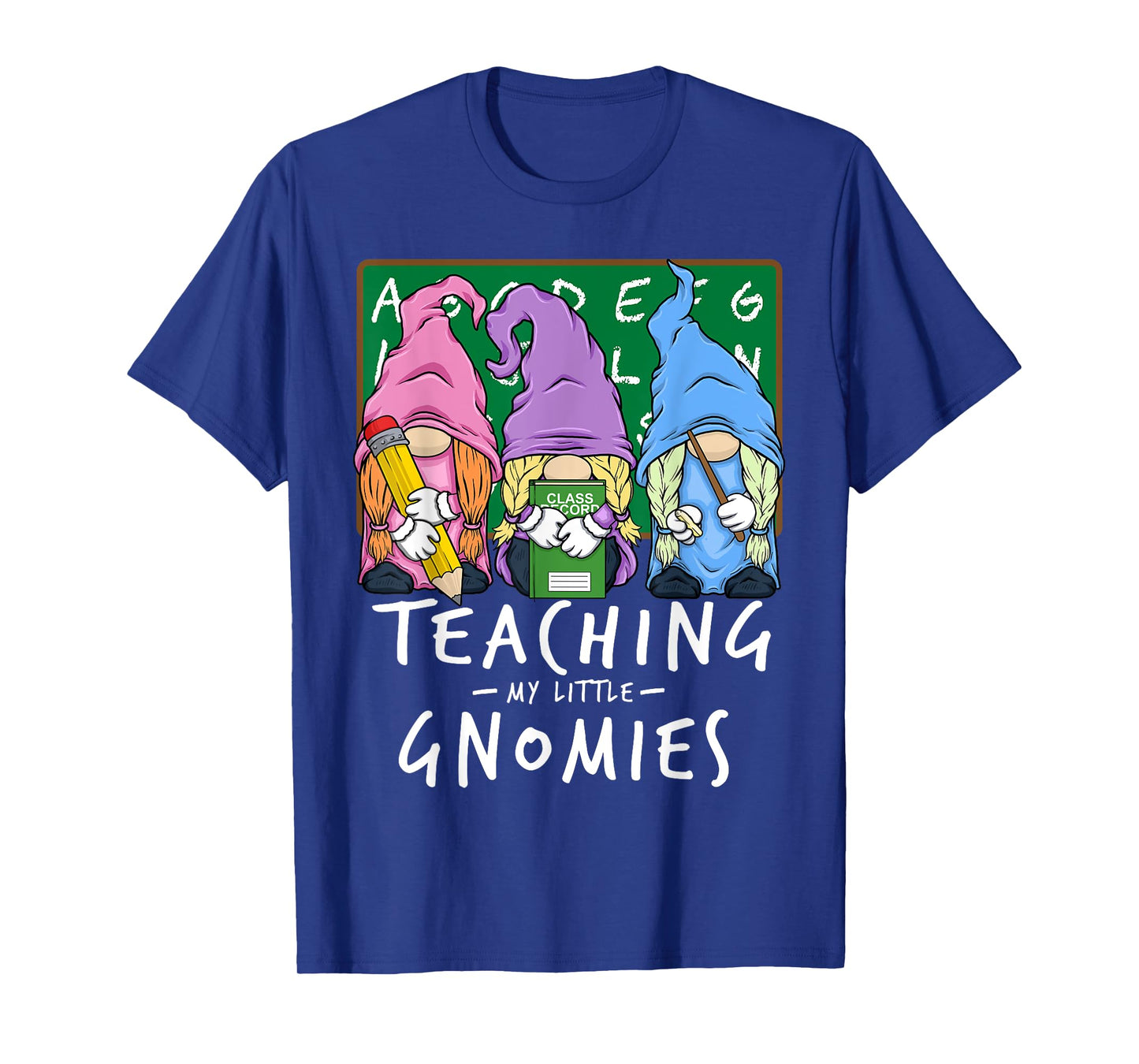 Teaching My Little Gnomies with Gnome for Teacher Women T-Shirt
