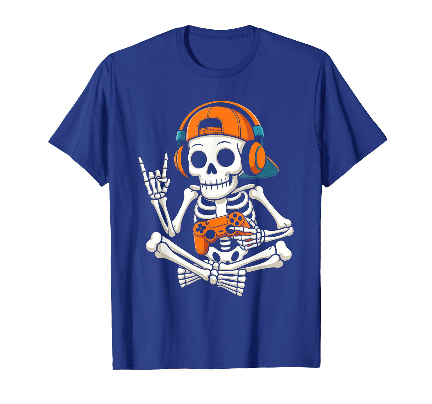 Halloween Shirts Cool Teen Boy Skeleton Gaming Men Halloween T-Shirt