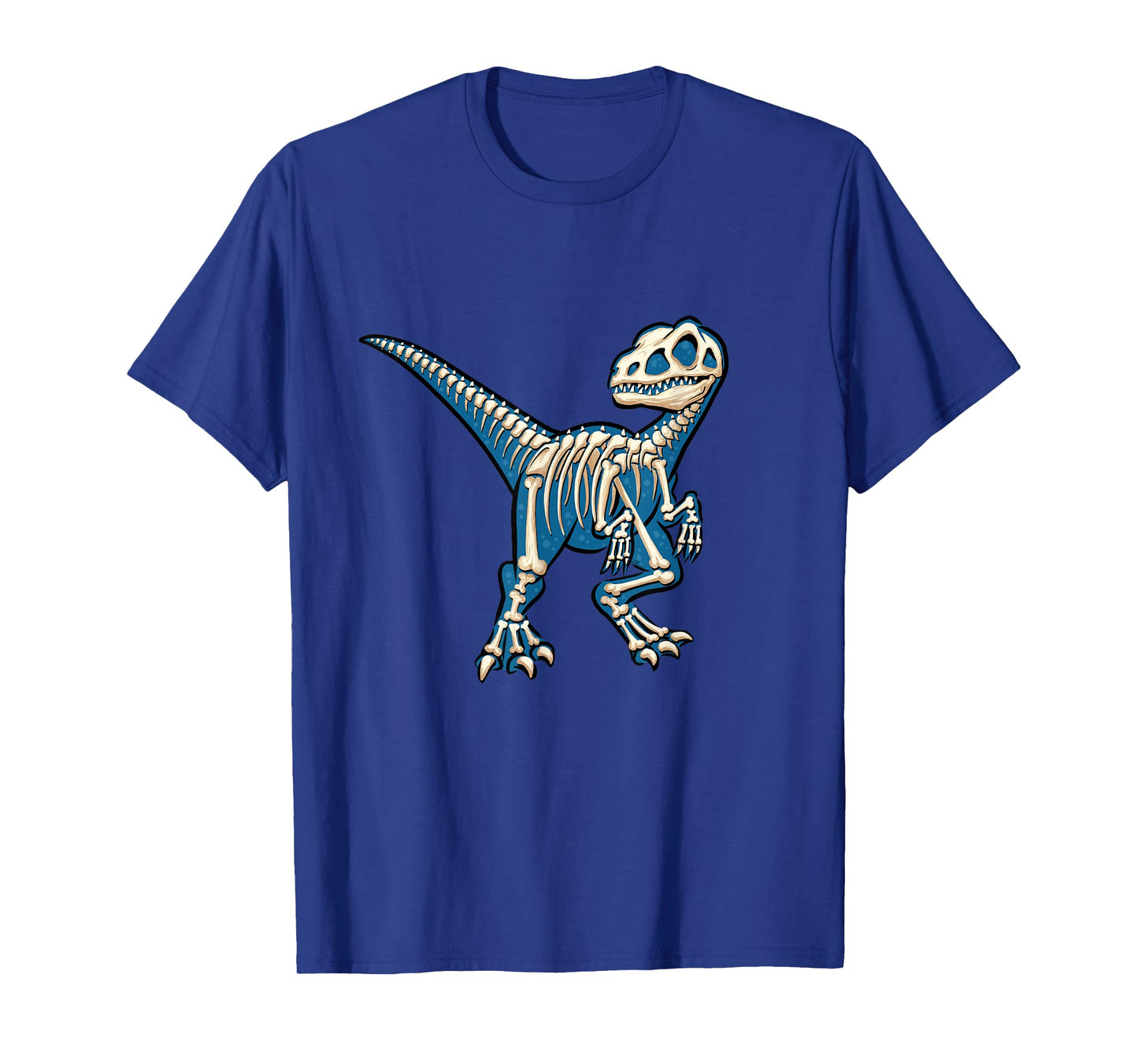 Clever Velociraptor Skeleton Dinosaur Bones Raptor T-Shirt