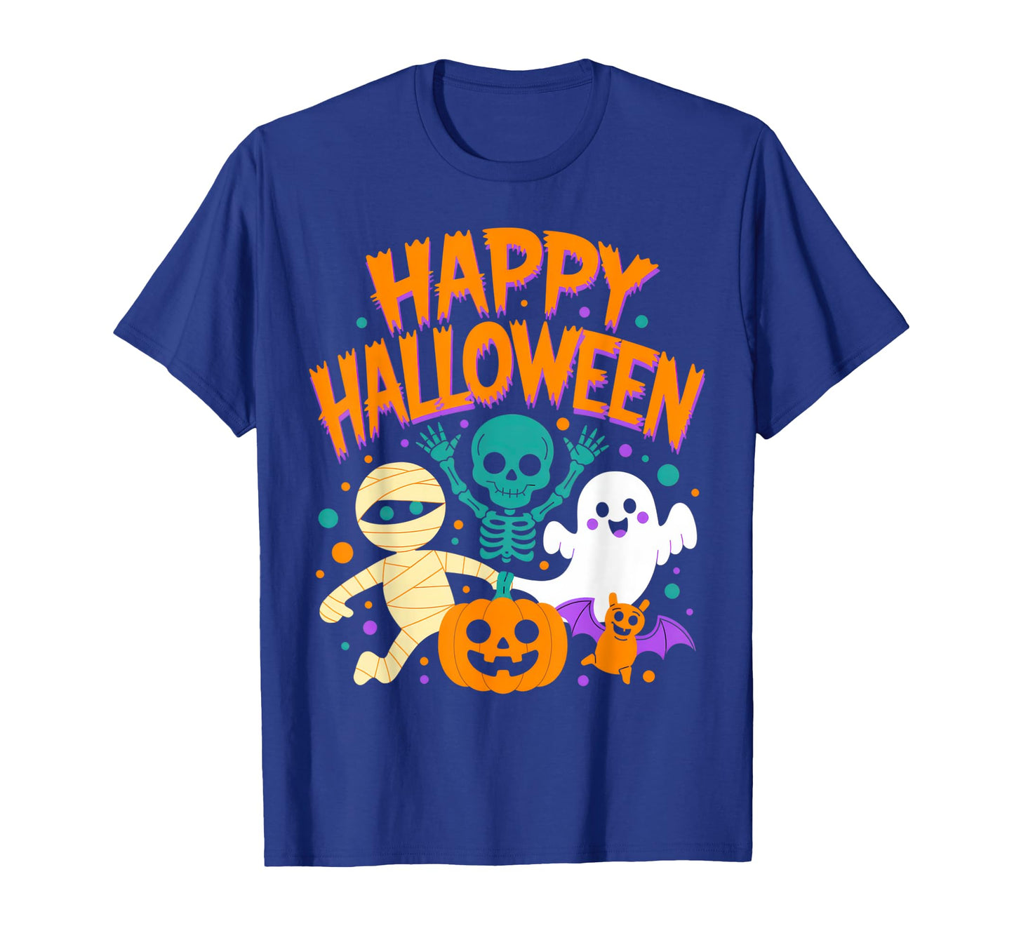 Happy Halloween Fun Vibes for Spooky Nights Enthusiasts T-Shirt