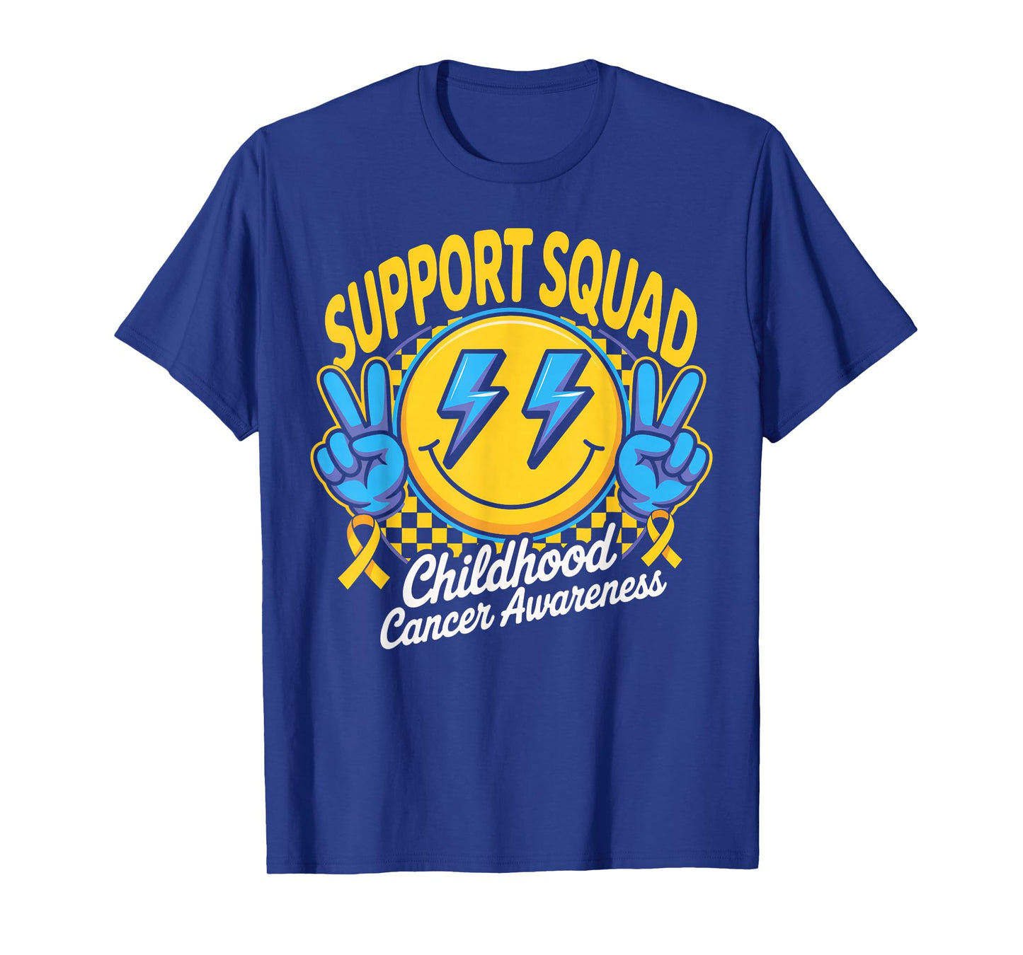 Ribbon Peace Squad Childhood Cancer Awareness T-Shirt