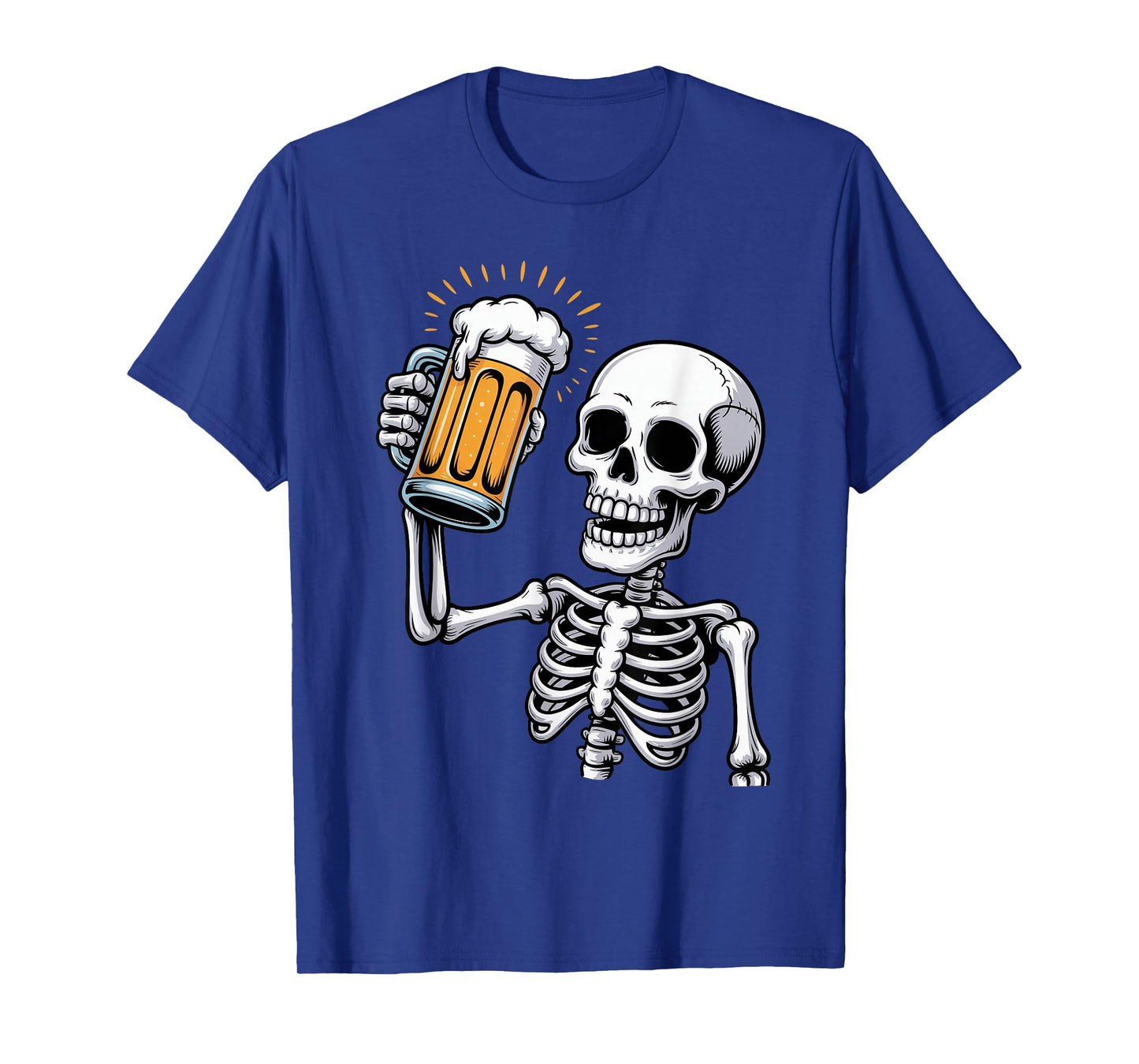 Funny Brewer Halloween Costume Spooky Skeleton Beer Lovers T-Shirt