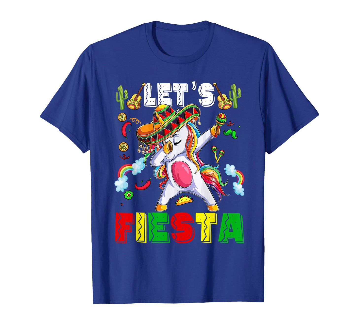 Lets Fiesta-Shirt Cinco De Mayo Funny Mexican Women Kid Girl T-Shirt