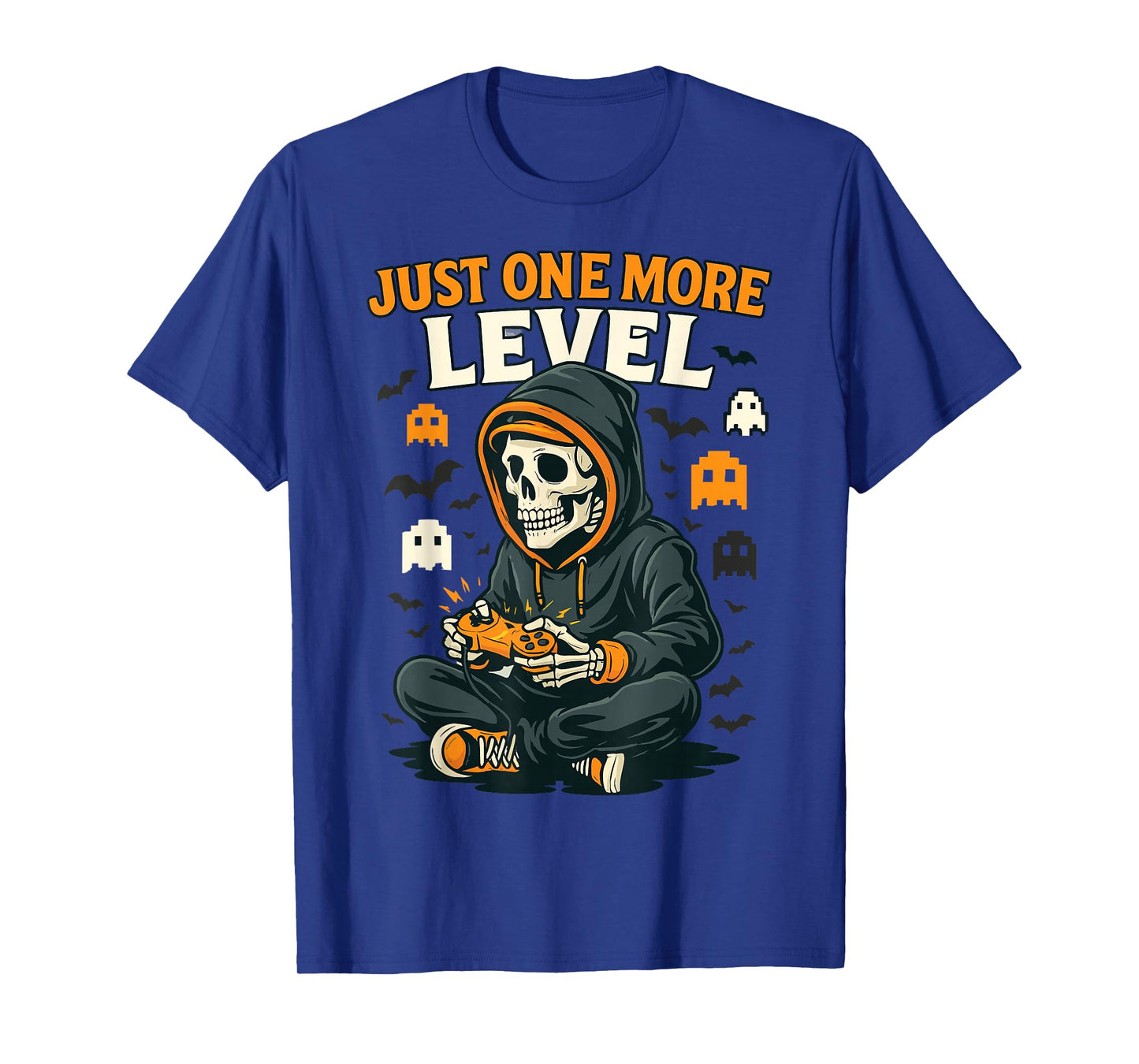 Just One More Level Skeleton Gamer Halloween T-Shirt