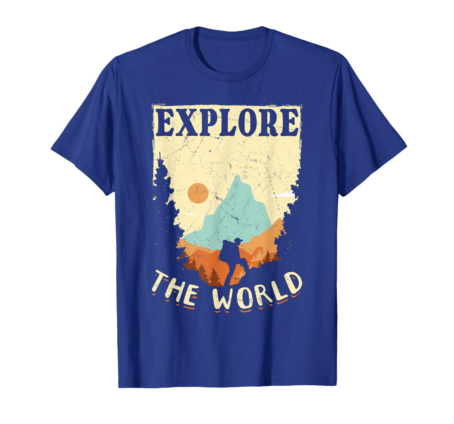 Hiking Mountain Outdoors Explore the World T-Shirt