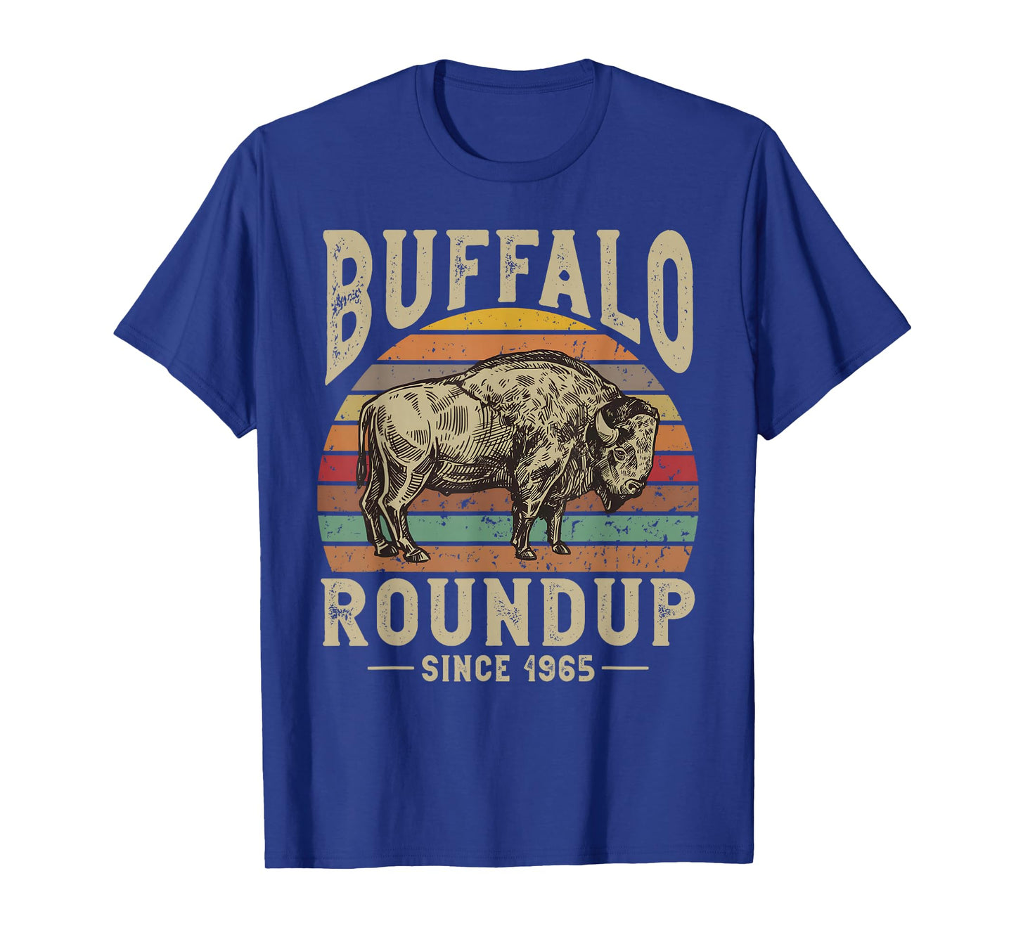 Retro Custer State Park Buffalo Roundup Since 1965 Vintage T-Shirt
