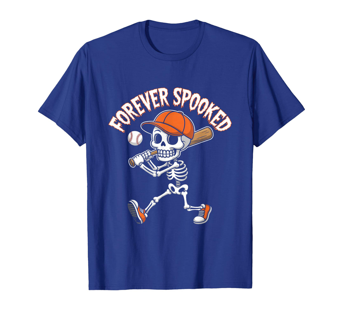 Halloween Skeleton Tennis Forever Spooked Tee T-Shirt