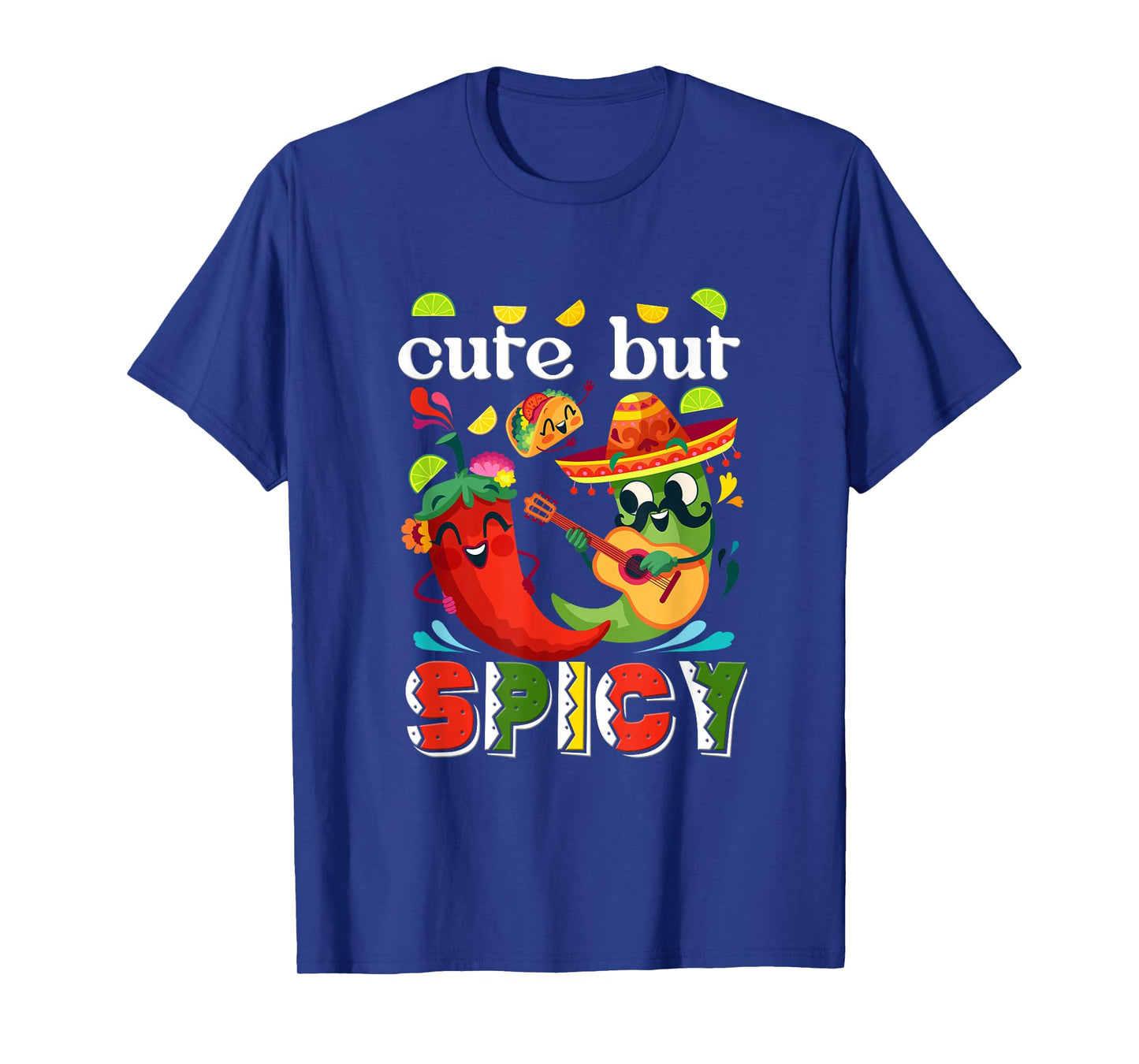 Kids Cinco De Mayo Mexican Cute But Spicy Chili Sombrero T-Shirt