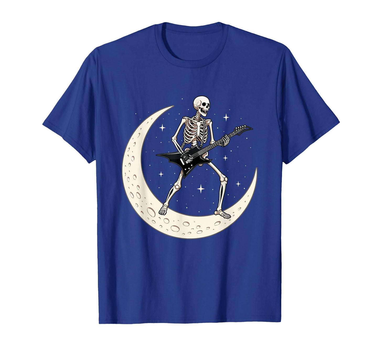 Guitarist Skeleton - Guitar Player Rock and Roll T-Shirt