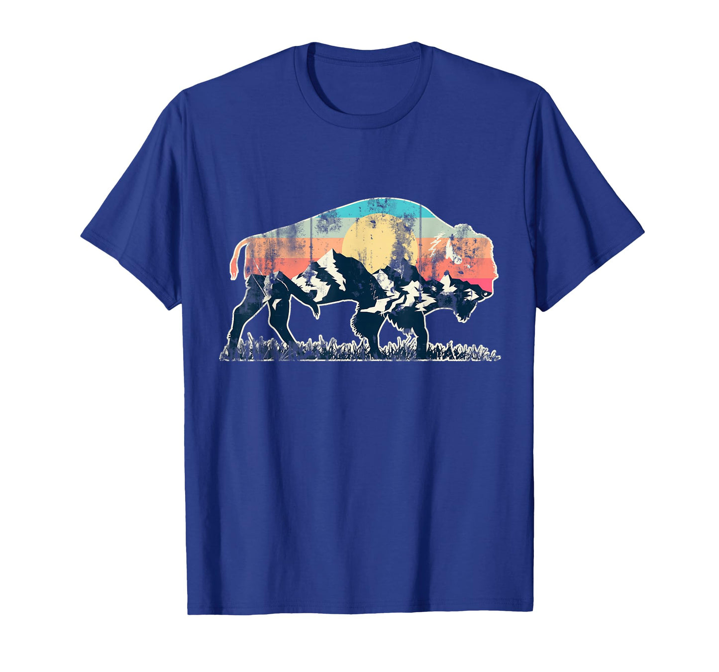 Sunset Landscape Buffalo T-Shirt