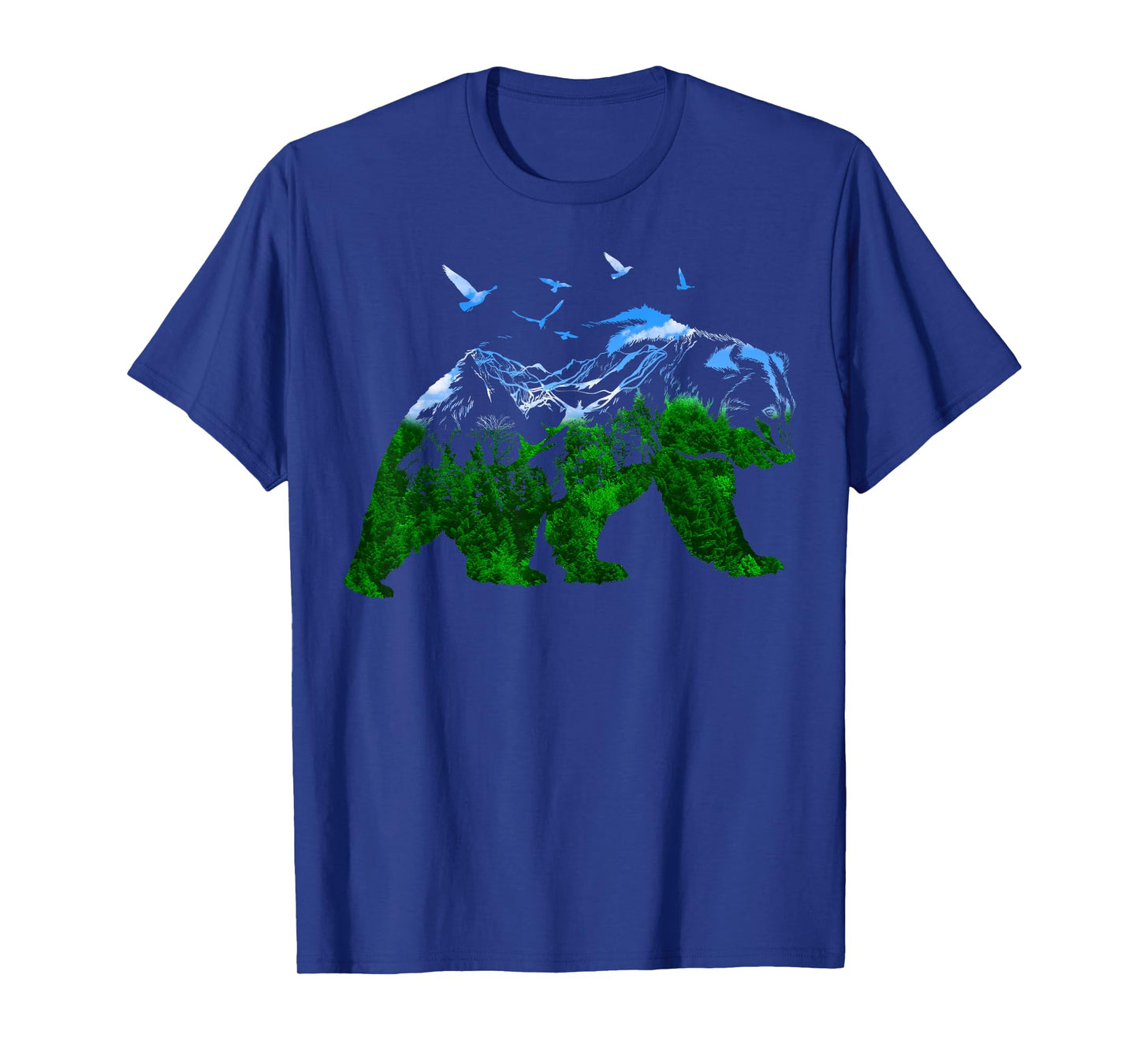 Bear Nature Outdoor Mountains Forest Trees Bear Wildlife T-Shirt