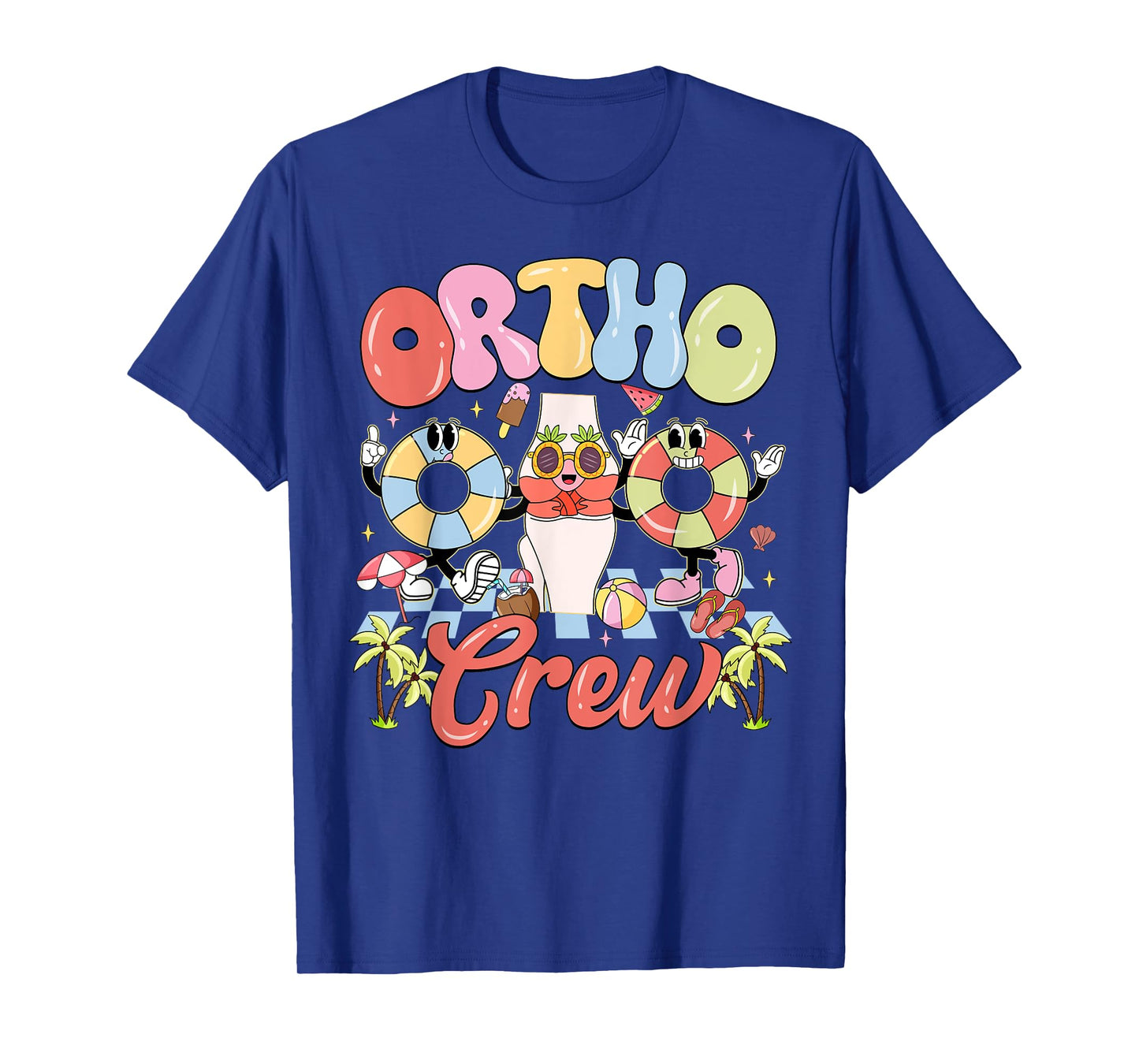 Funny Ortho Crew Summer Vibes Orthopedic Surgeon T-Shirt