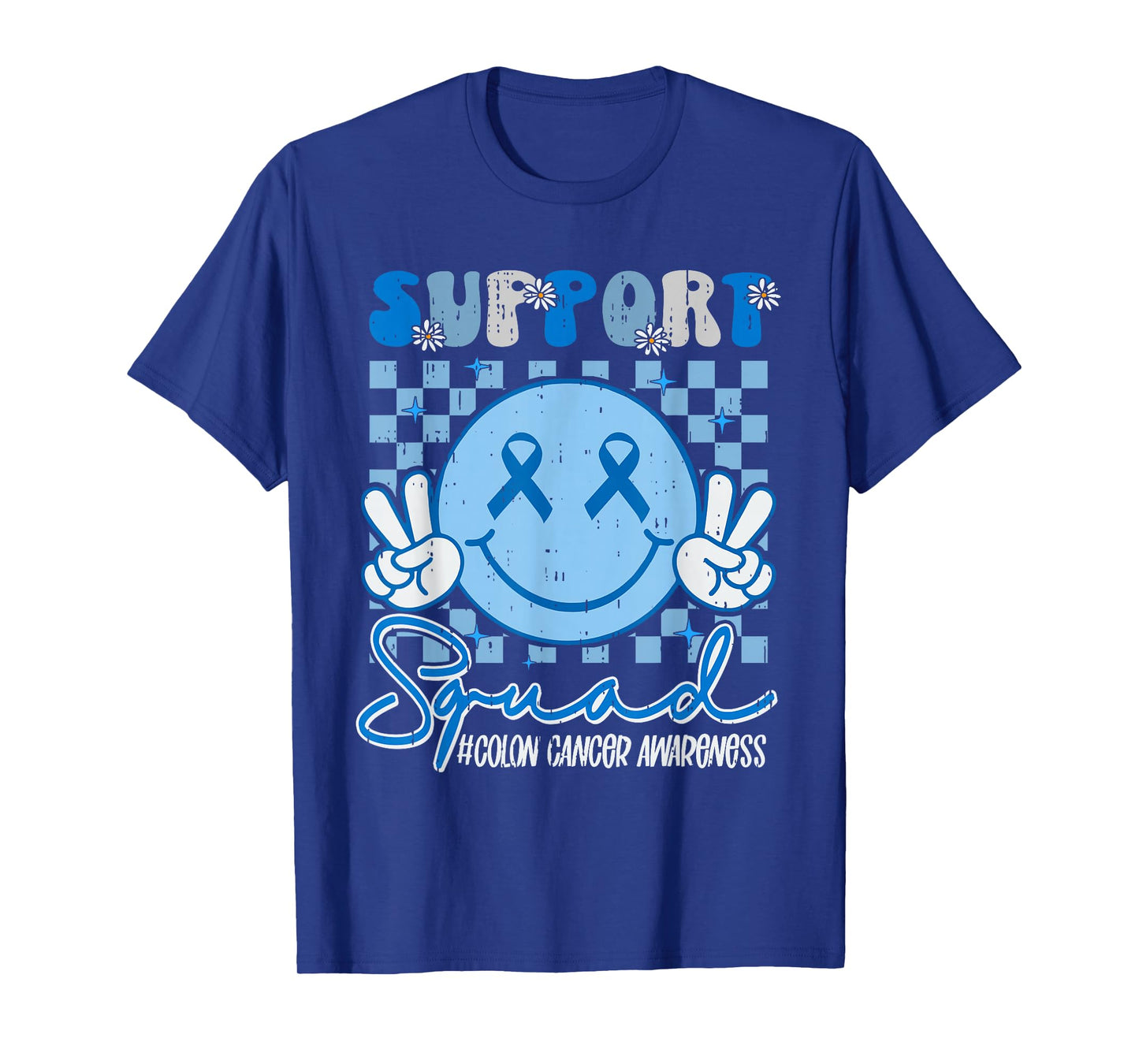 Colorectal Colon Cancer Awareness Support Smile Boy Girl Kid T-Shirt