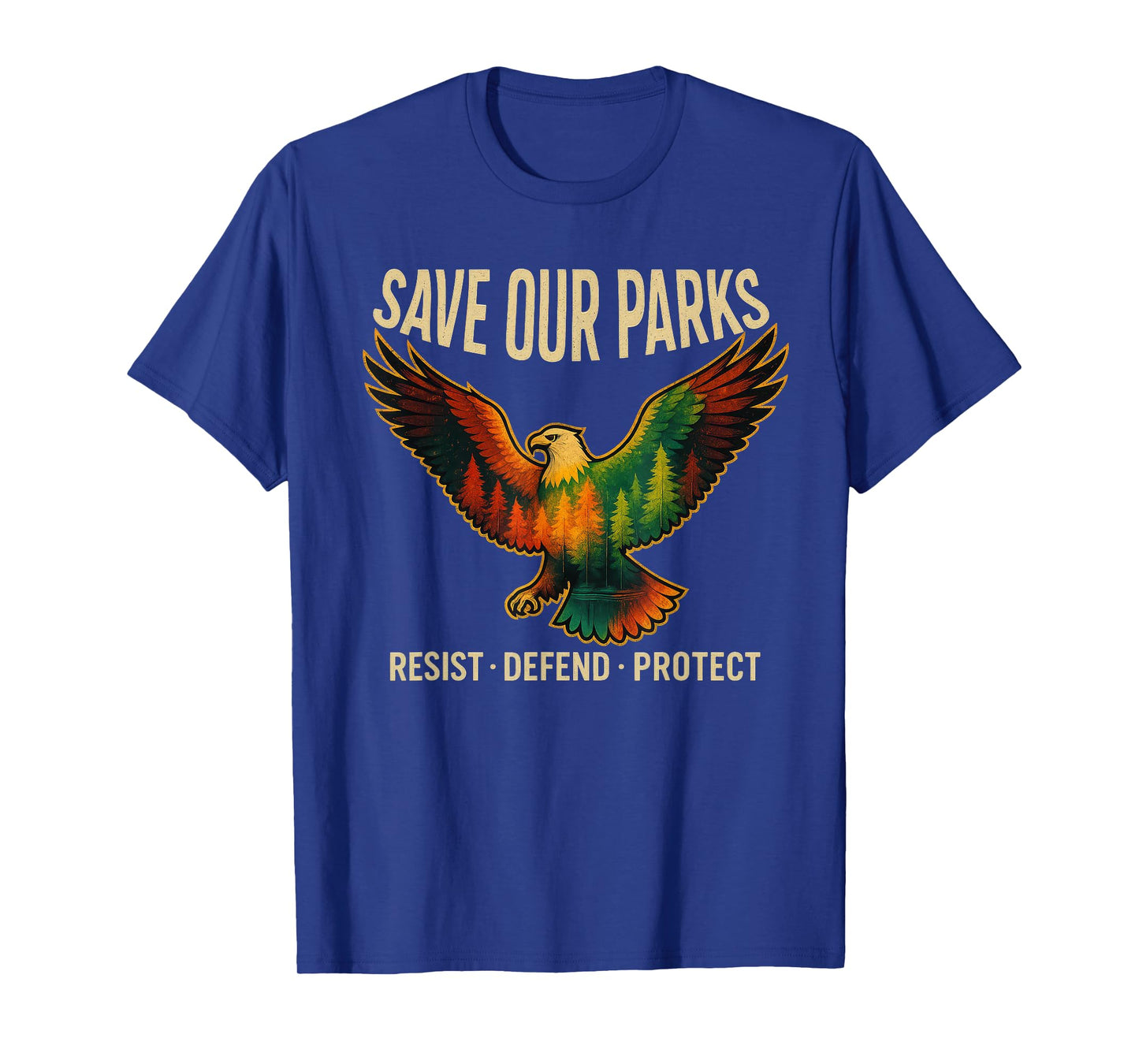 USA Eagle Save Our Parks Resist National Park Protect ALT US T-Shirt