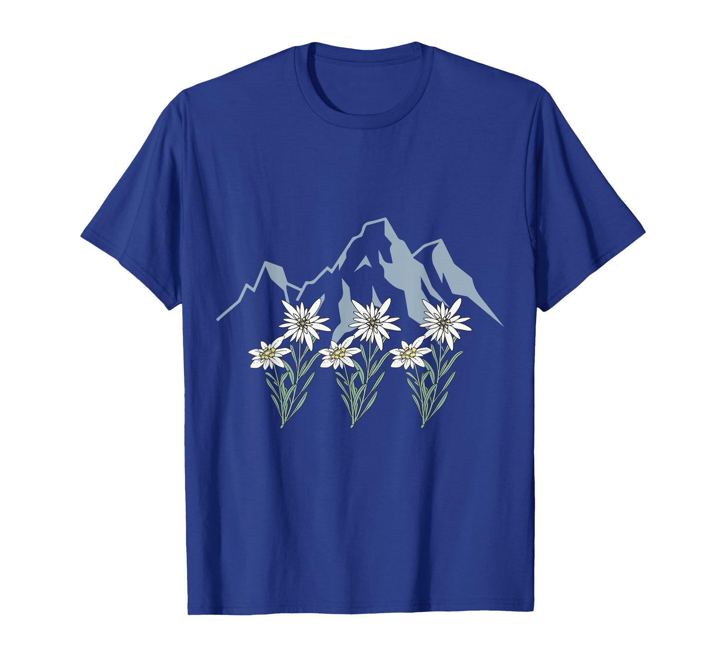 Mountains Switzerland Alps Edelweiss basket alpine flower T-Shirt