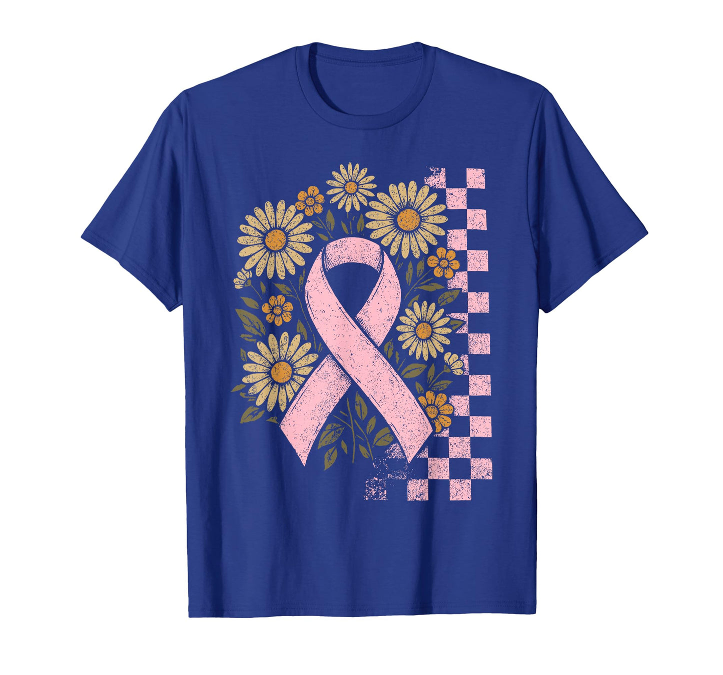 Breast Cancer Awareness Sunflower Pink Ribbon Cute T-Shirt