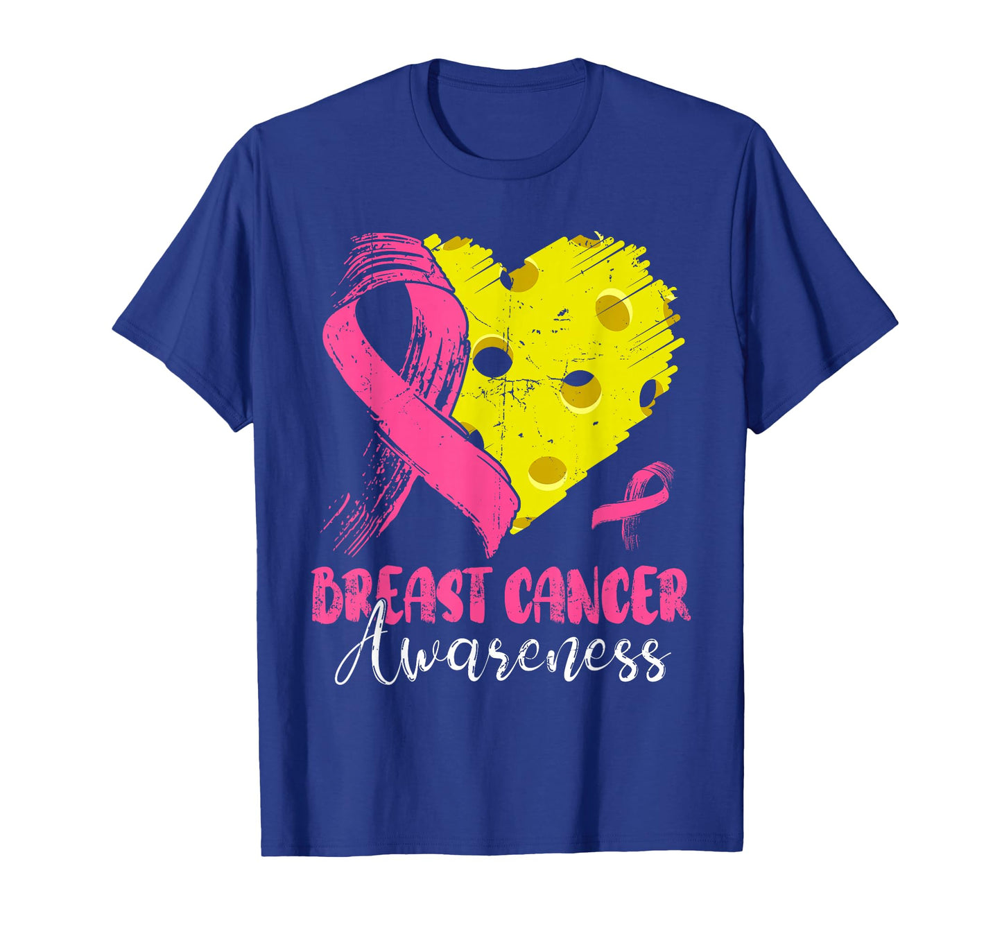 Pink Ribbon & Pickleball Ball Heart Breast Cancer Warrior T-Shirt